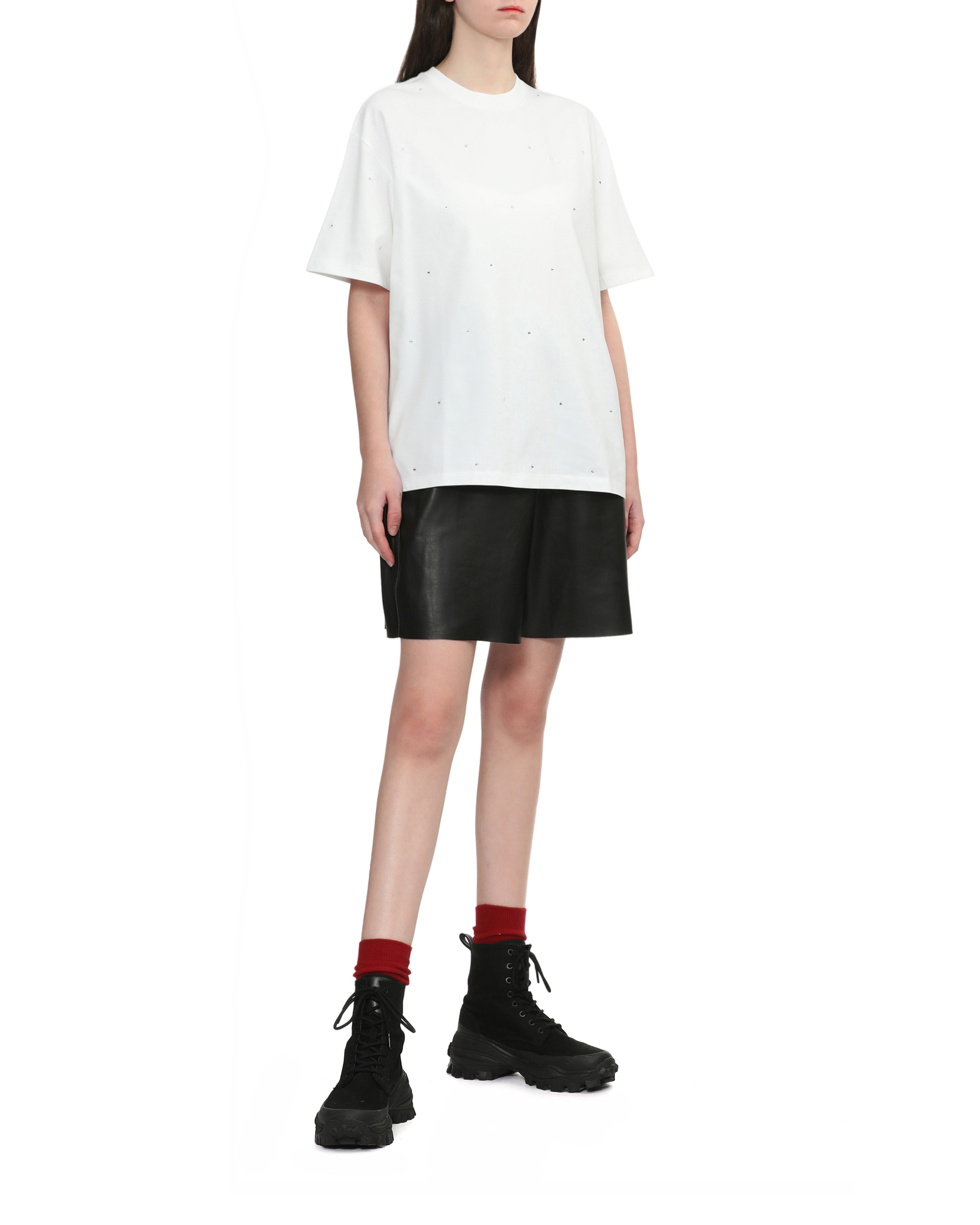 Camiseta con tachuelas GANNI