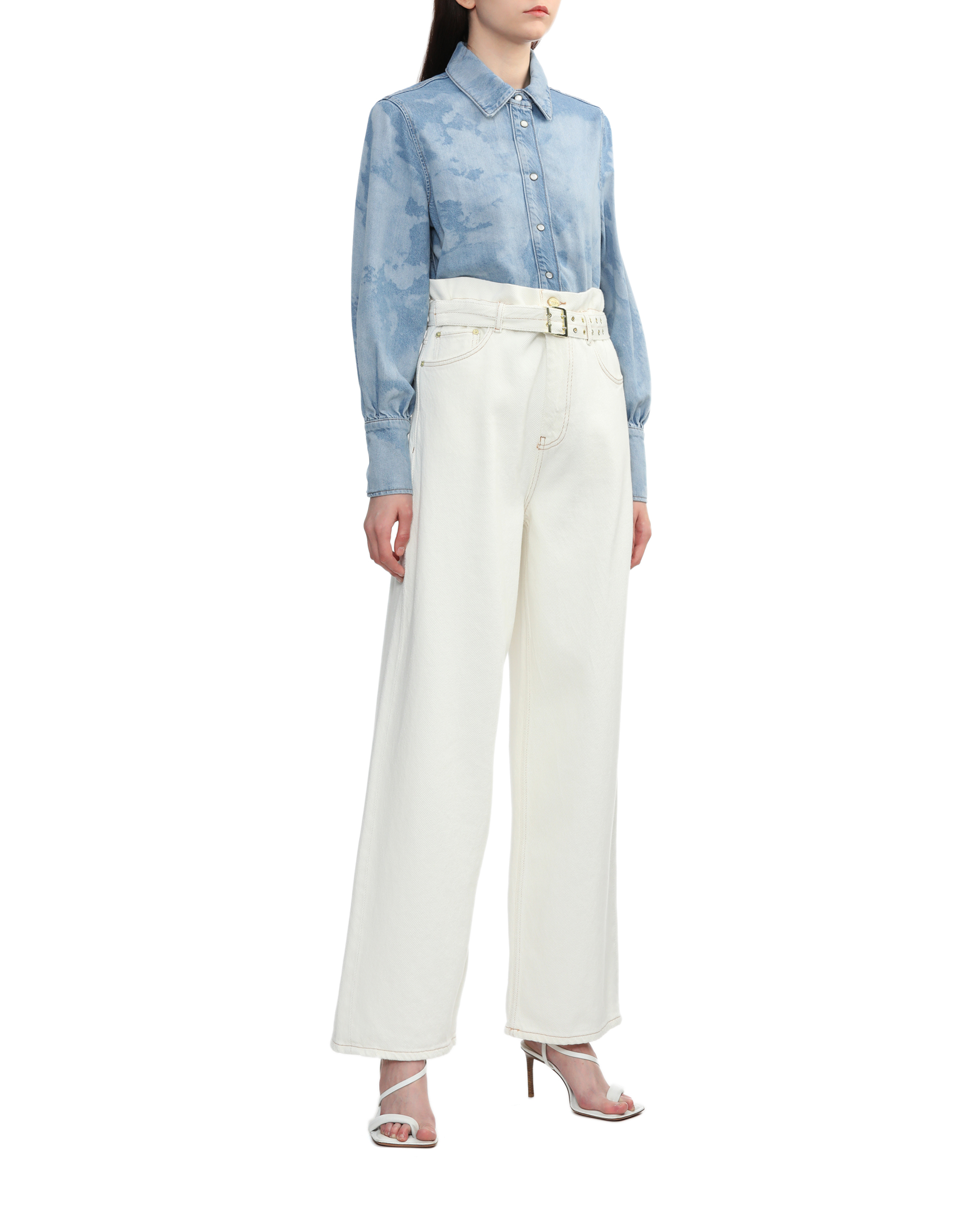 Camisa vaquera blanqueada GANNI