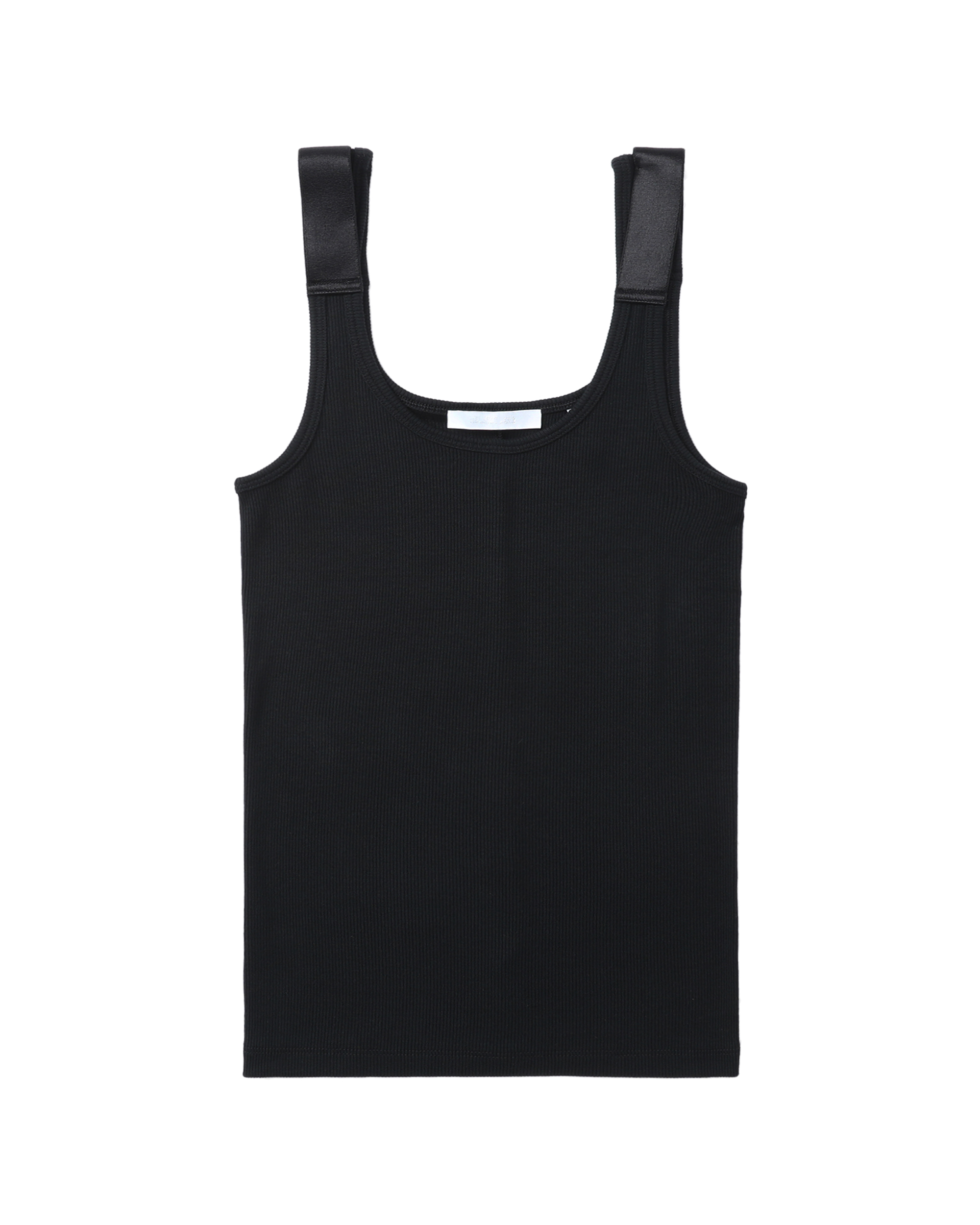 HELMUT LANG Top de tirantes con canalé