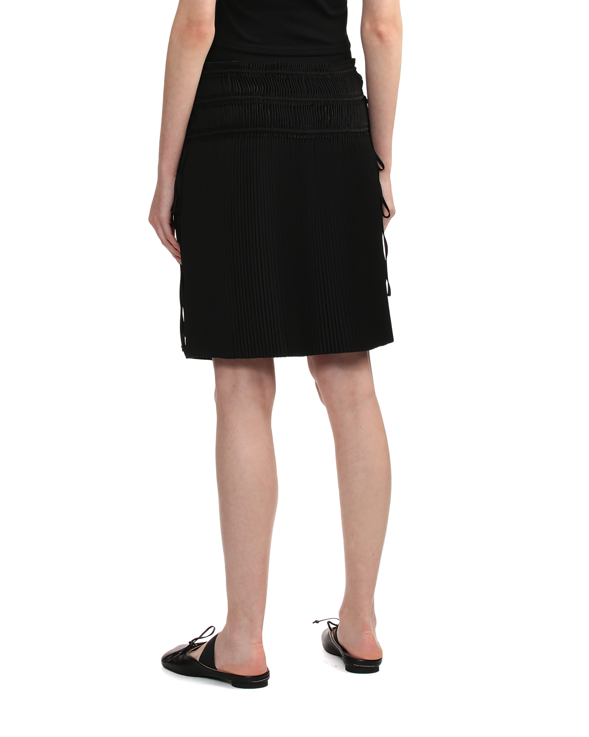 HELMUT LANG Falda plisada