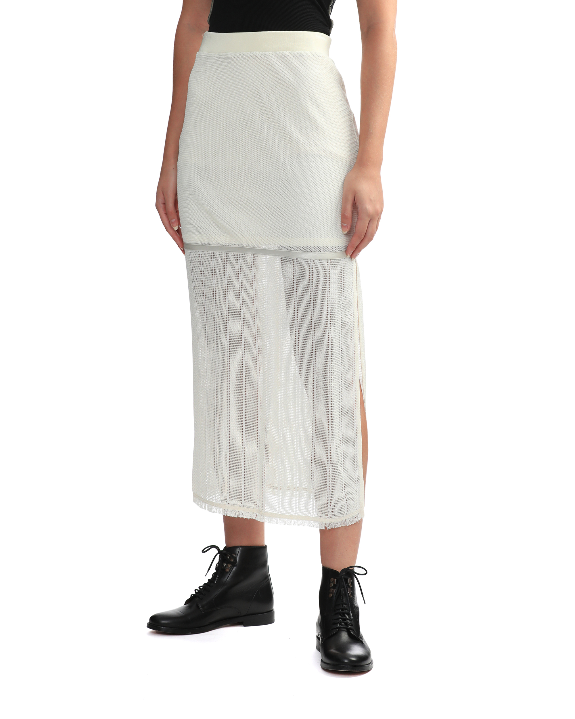 HELMUT LANG Falda de malla