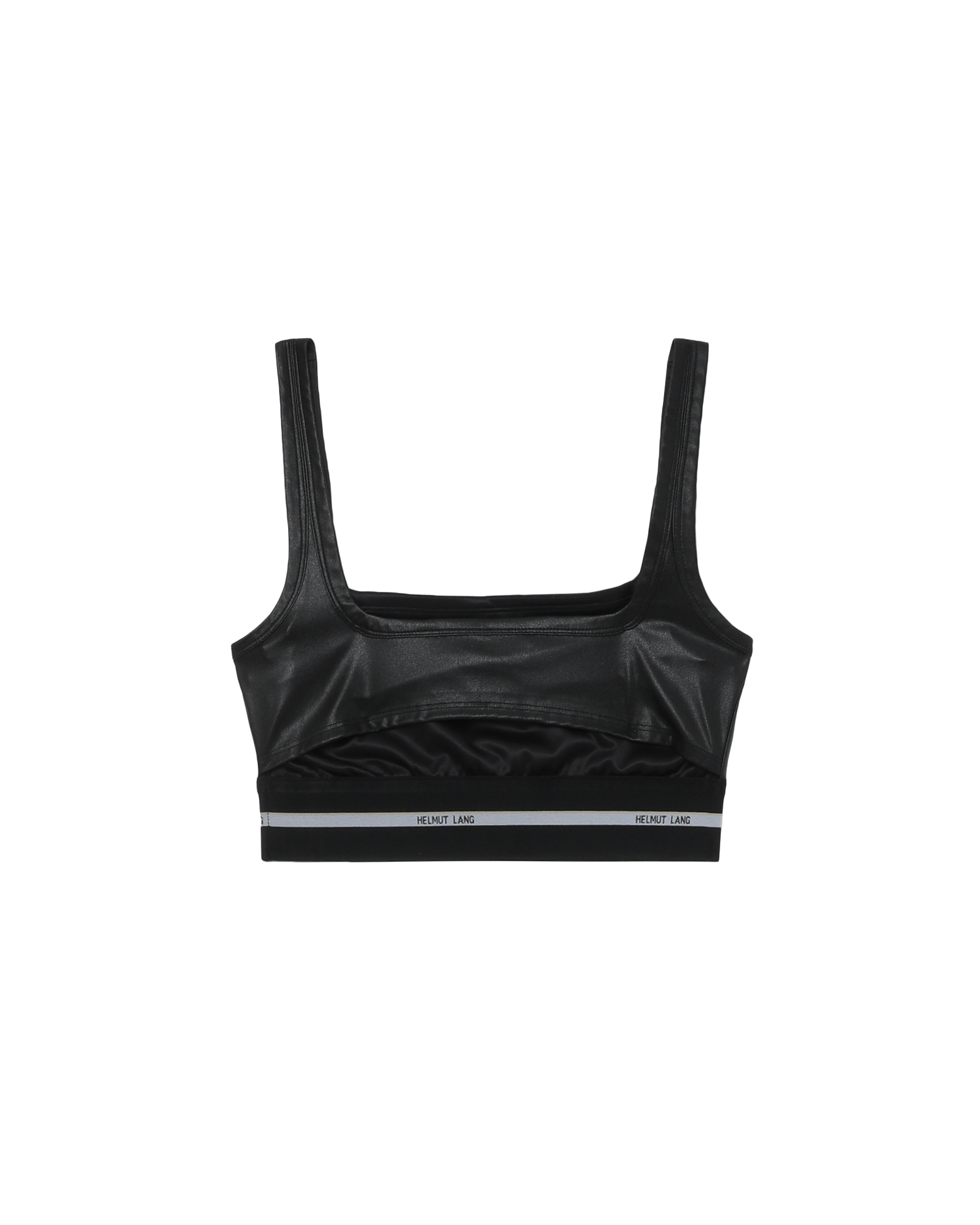 HELMUT LANG Sujetador de piel sintética