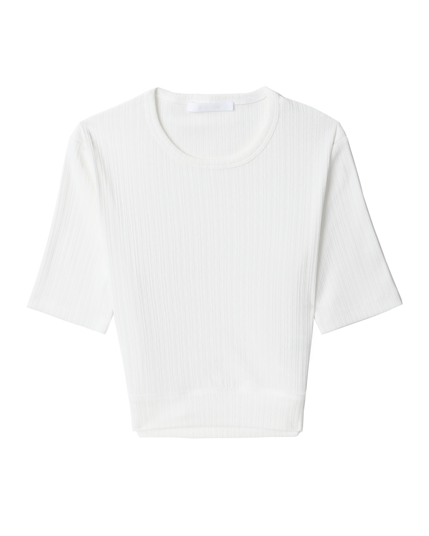 HELMUT LANG Camiseta corta de canalé