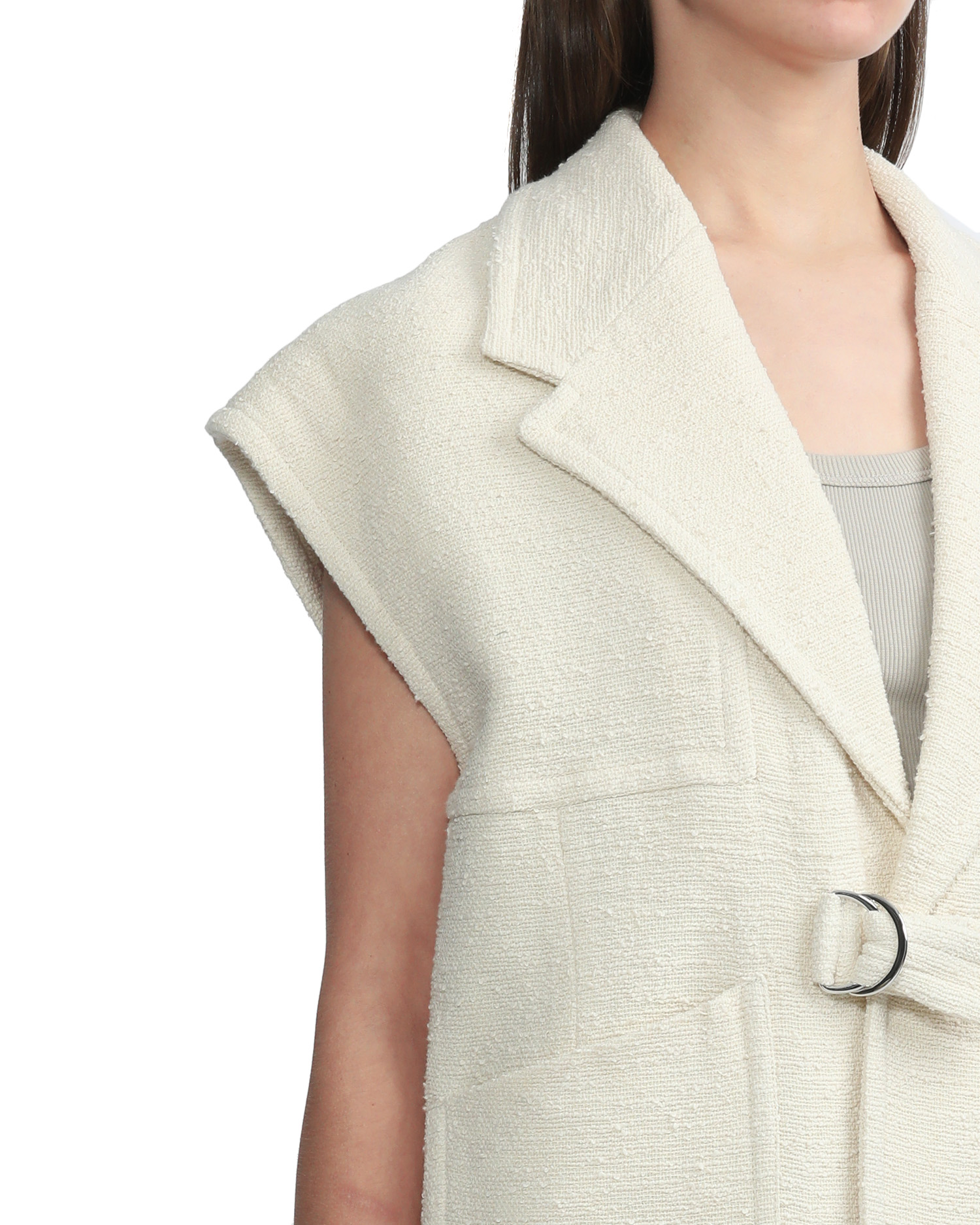 Chaqueta chaleco texturizada IRO