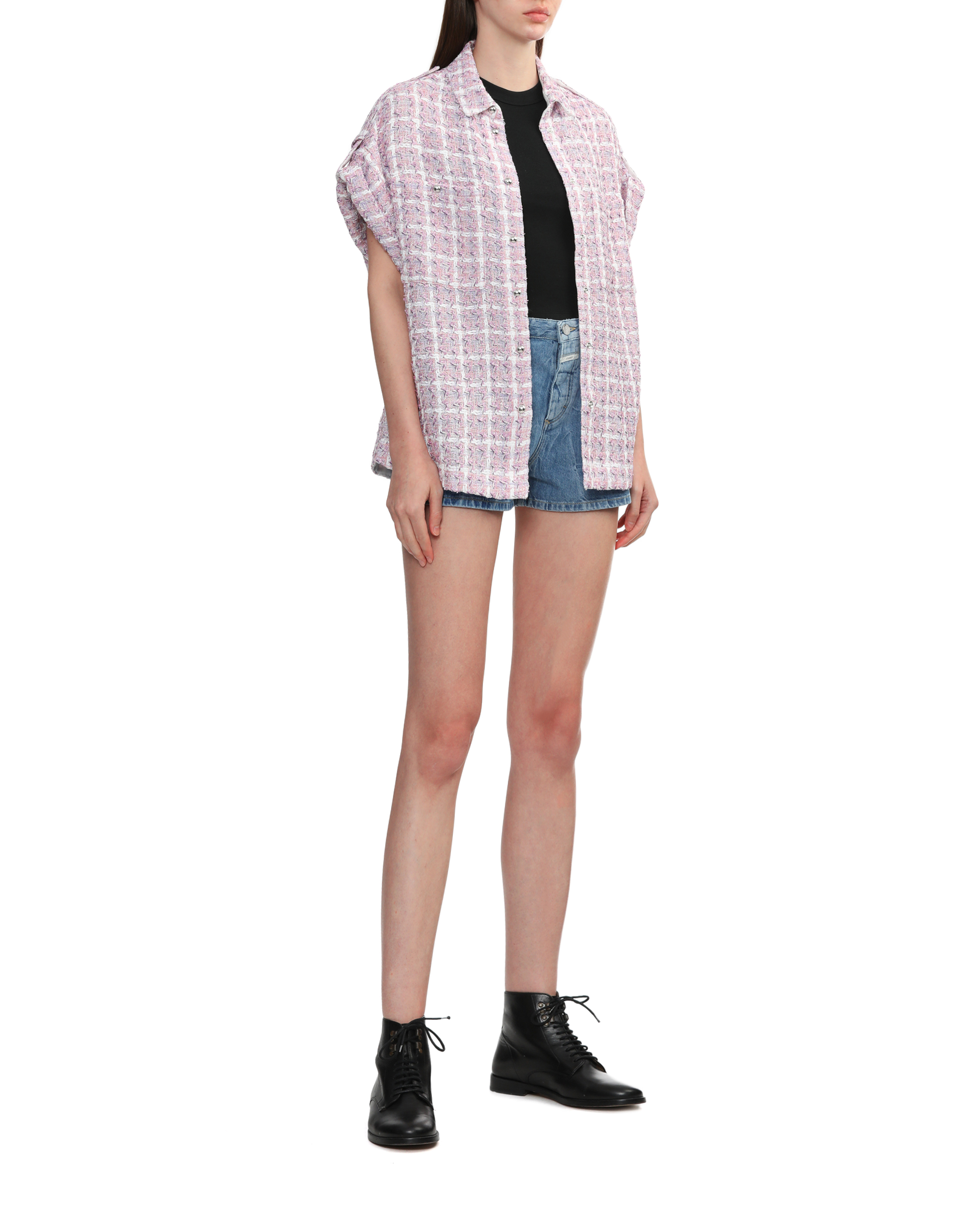 Camisa de tweed bicolor IRO Gilsa