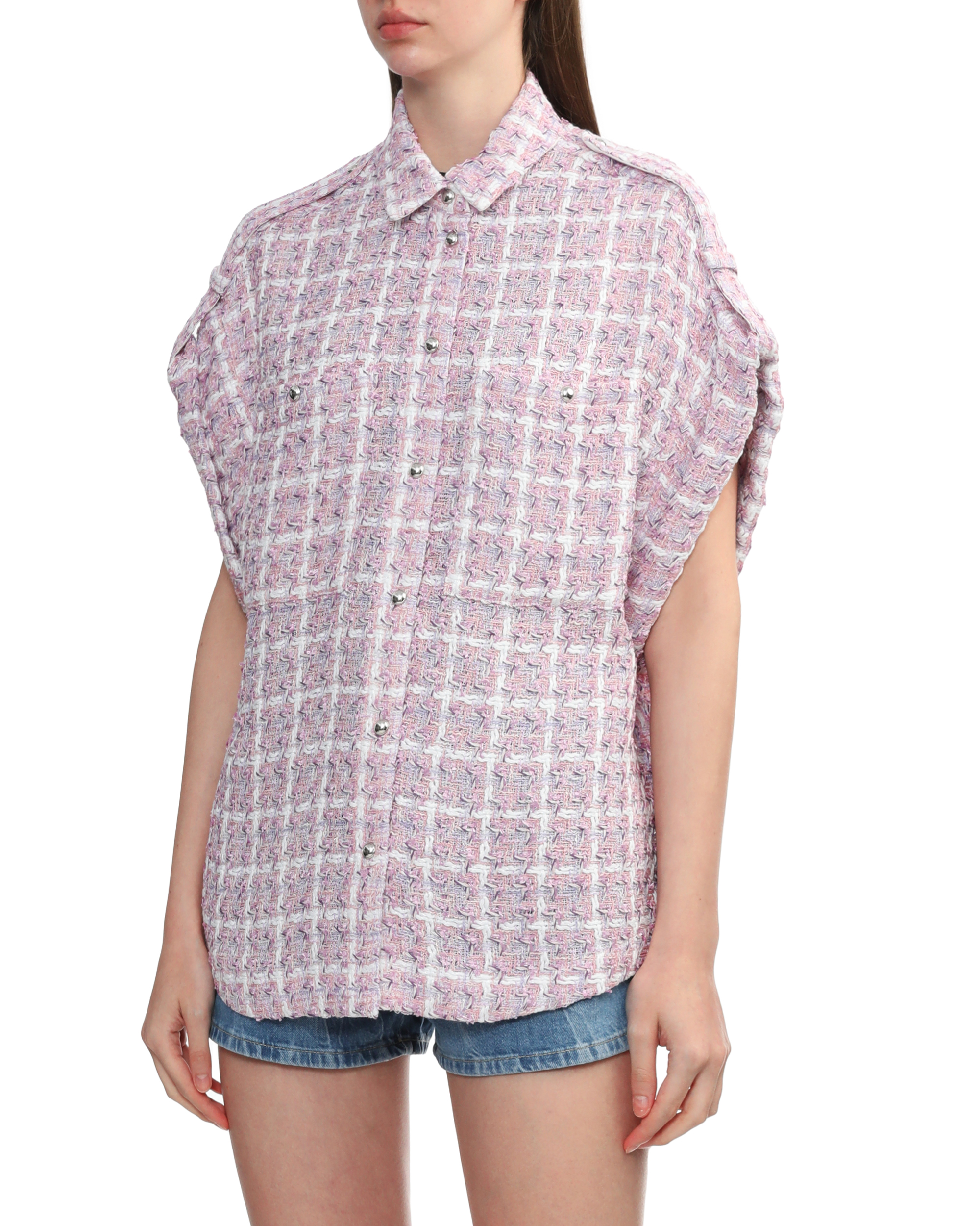 Camisa de tweed bicolor IRO Gilsa