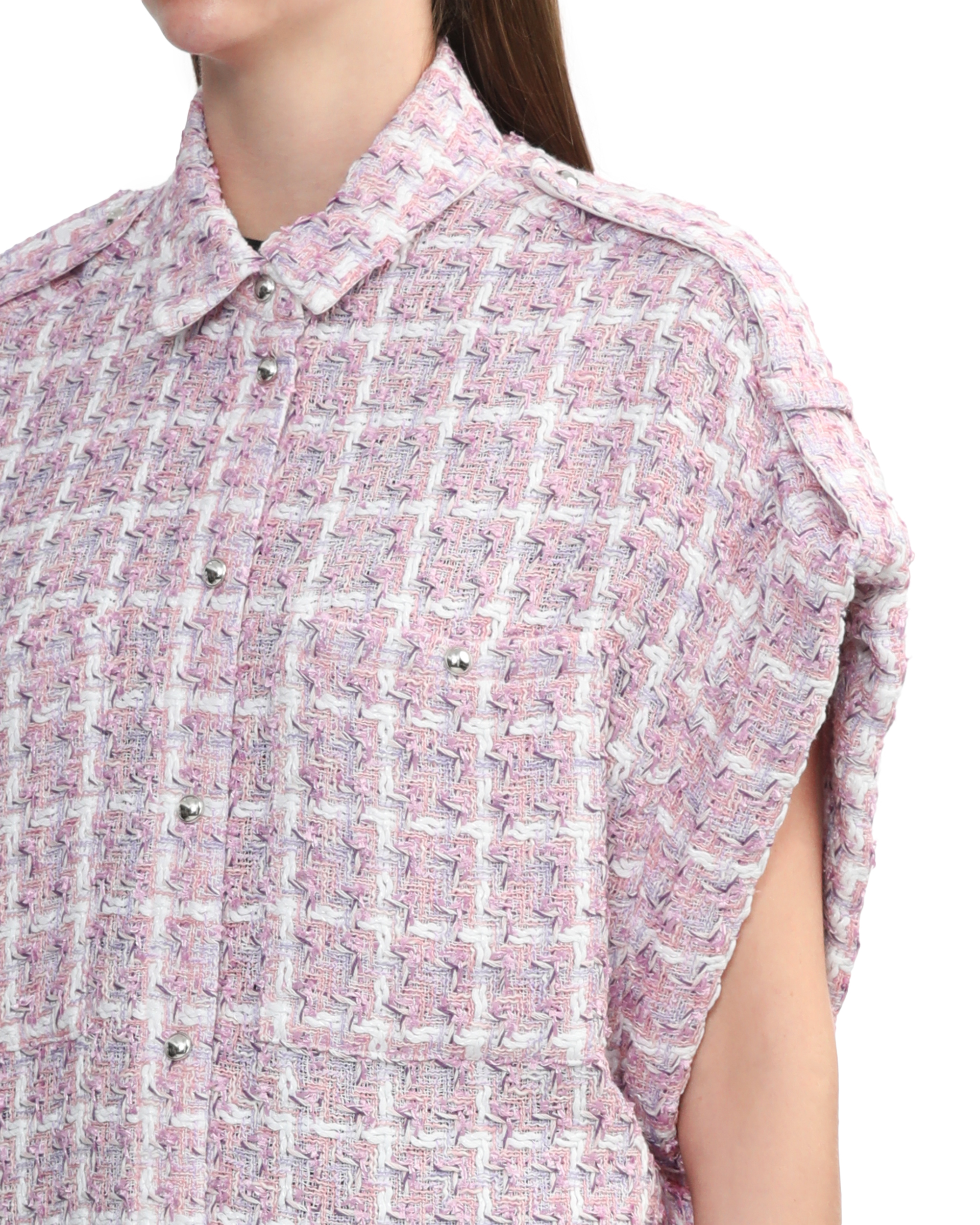 Camisa de tweed bicolor IRO Gilsa