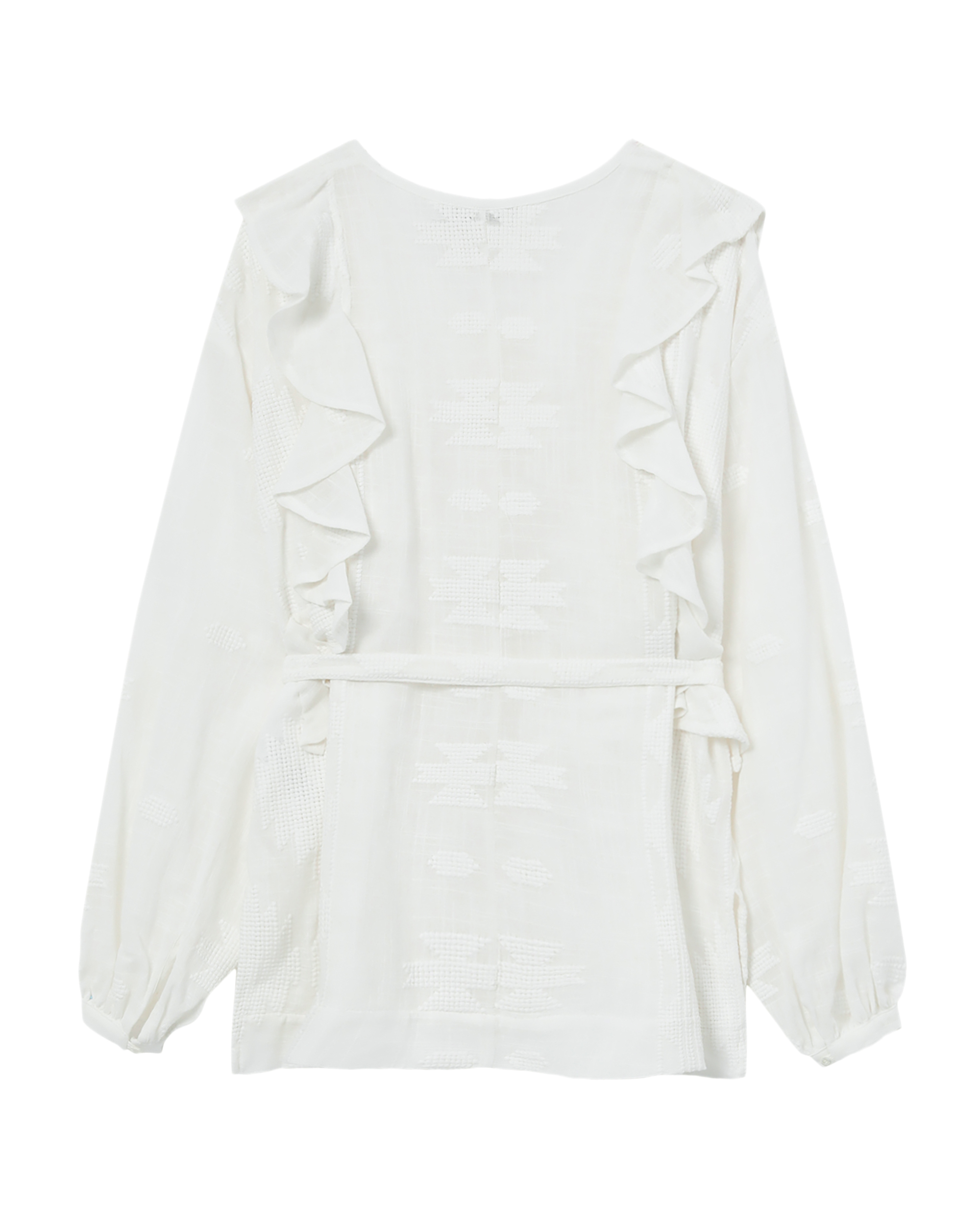 Top con cinturón en capas IRO