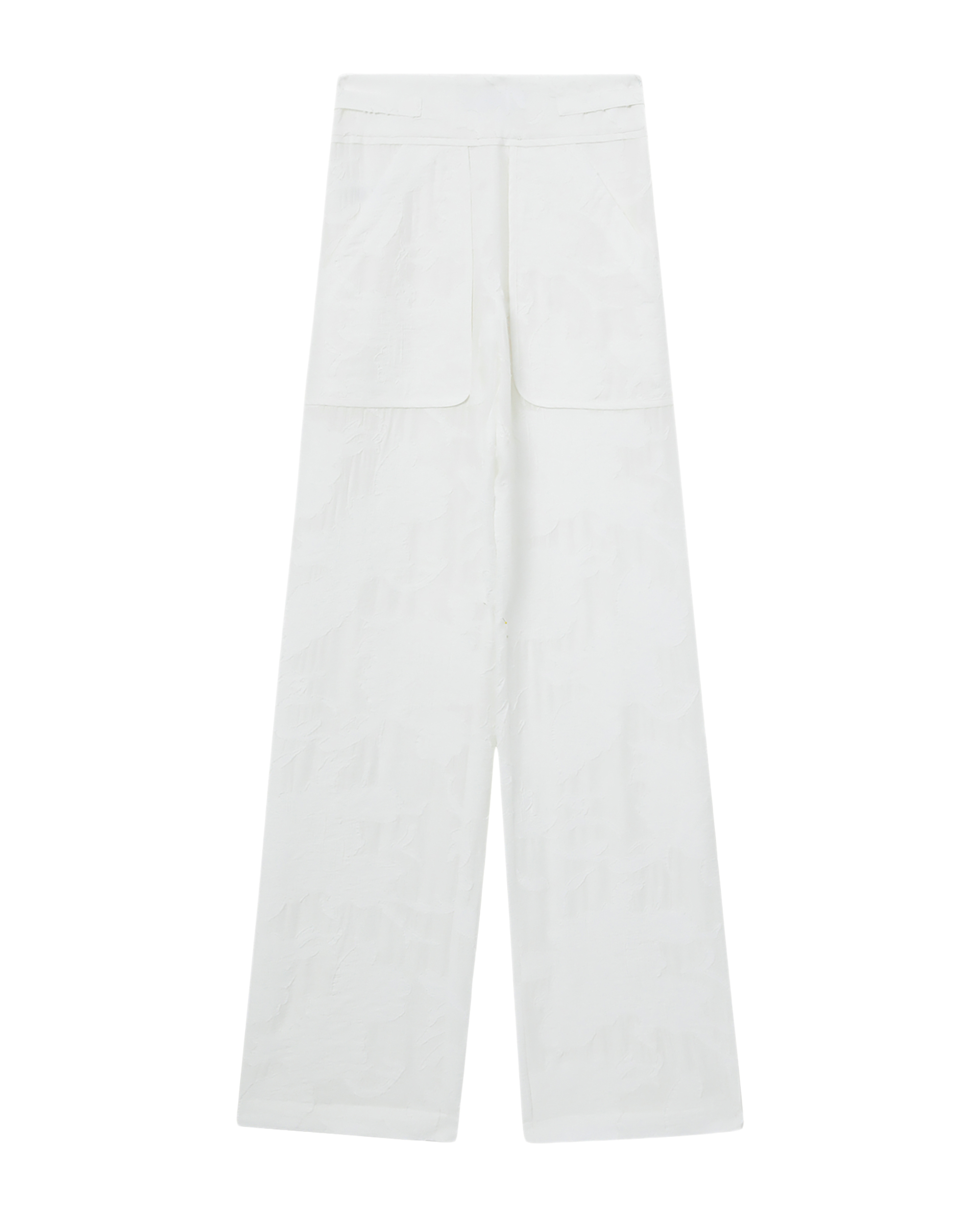 Pantalones de jacquard floral IRO