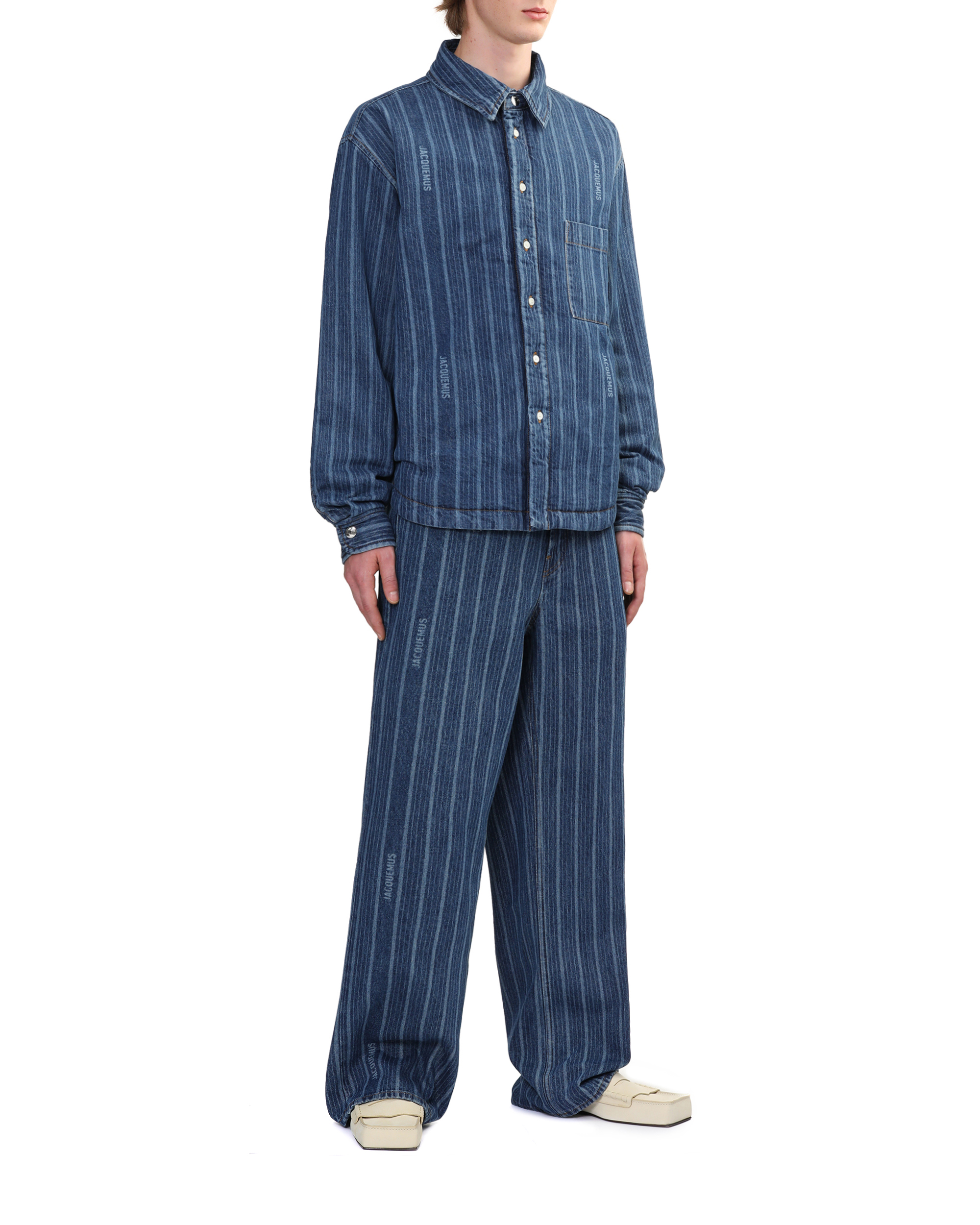 JACQUEMUS Los pantalones vaqueros anchos de Nîmes