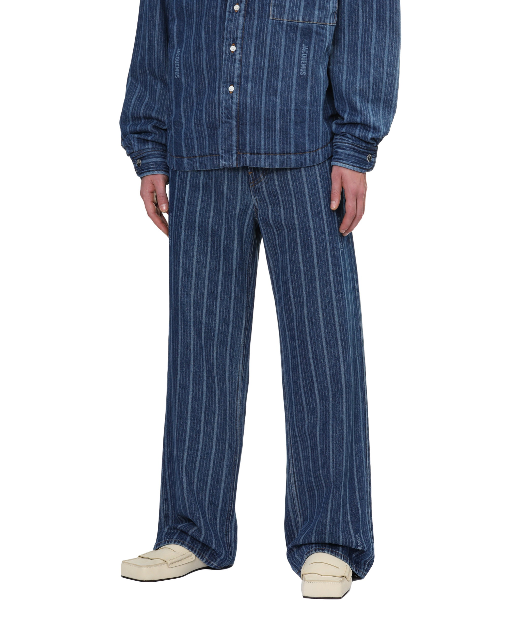 JACQUEMUS Los pantalones vaqueros anchos de Nîmes