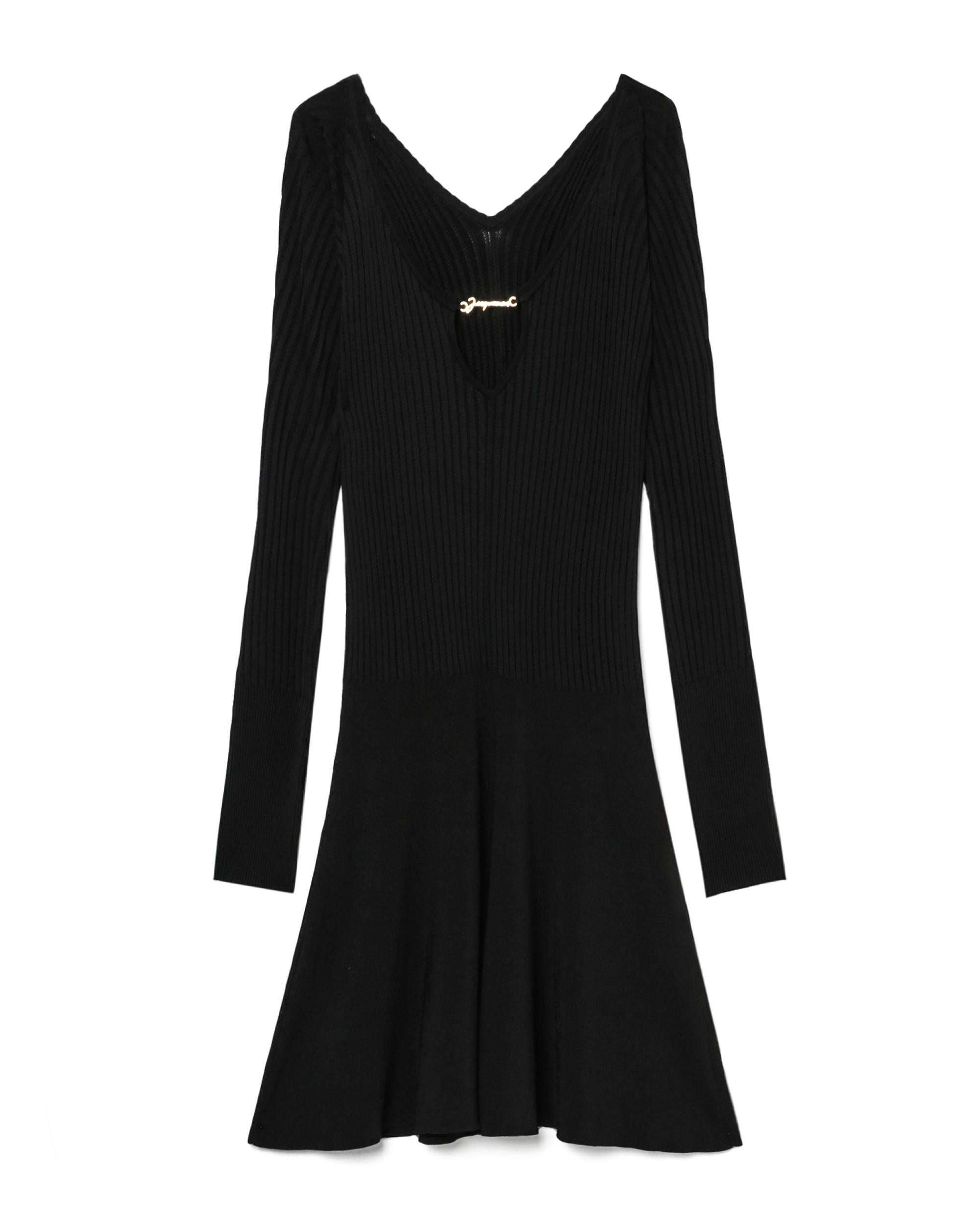 JACQUEMUS La mini robe Pralù mini vestido festoneado