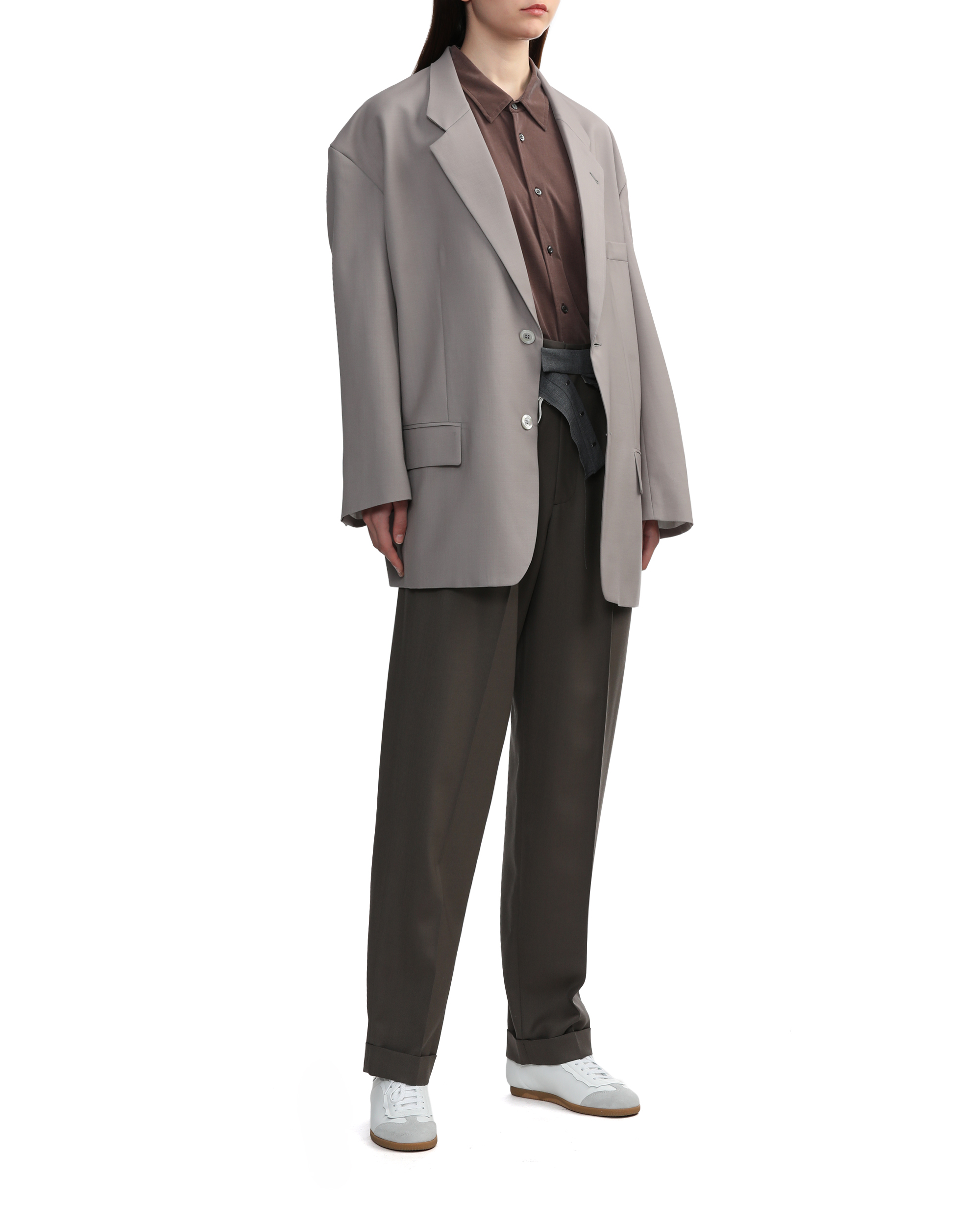 MAGLIANO Camisa de satén con espalda trenzada