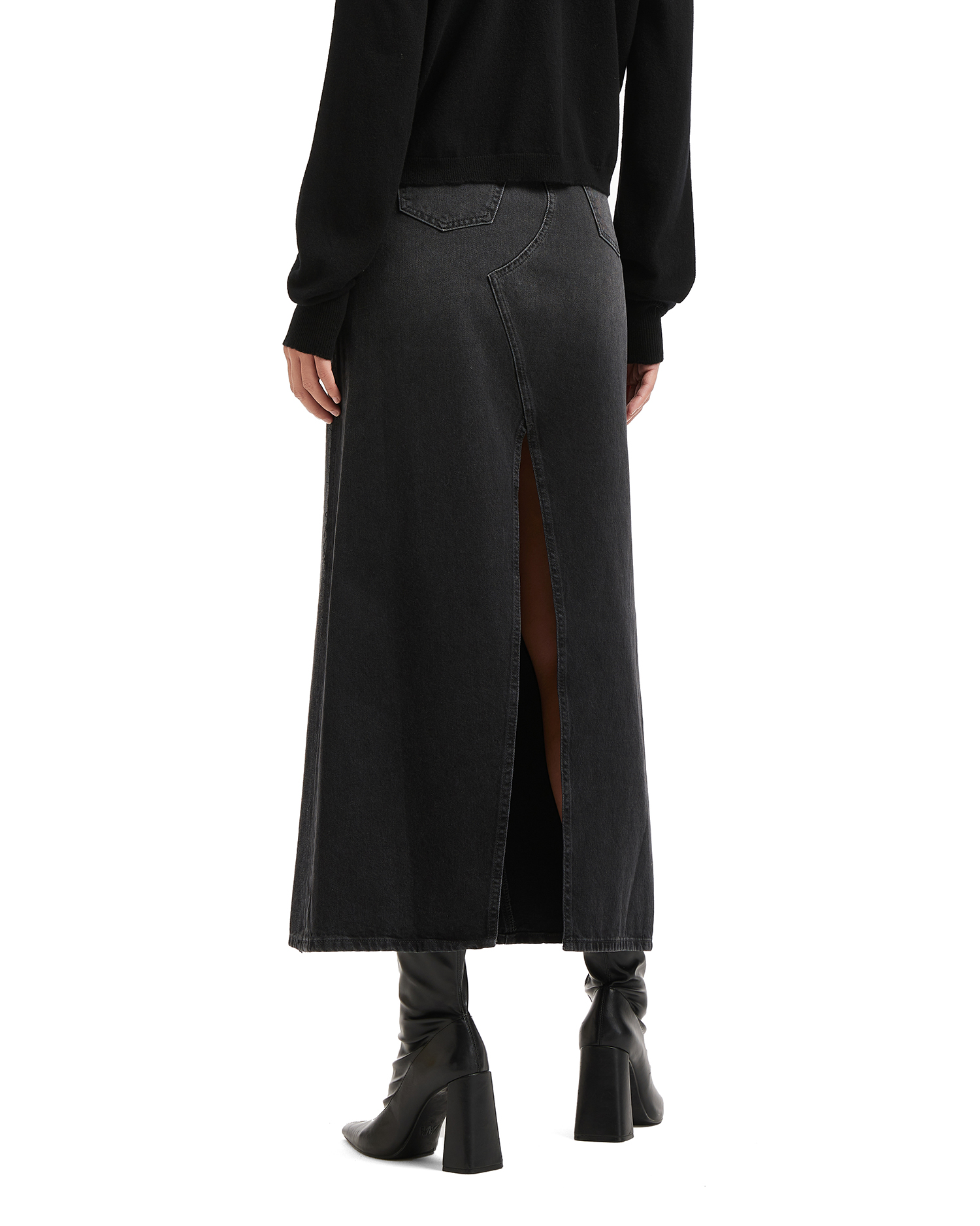 MM6 MAISON MARGIELA Falda vaquera pintada