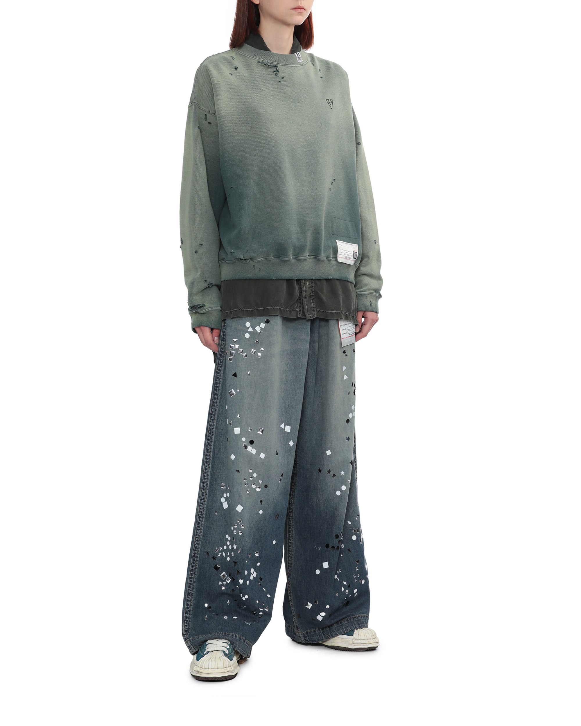 MAISON MIHARA YASUHIRO Jersey desgastado