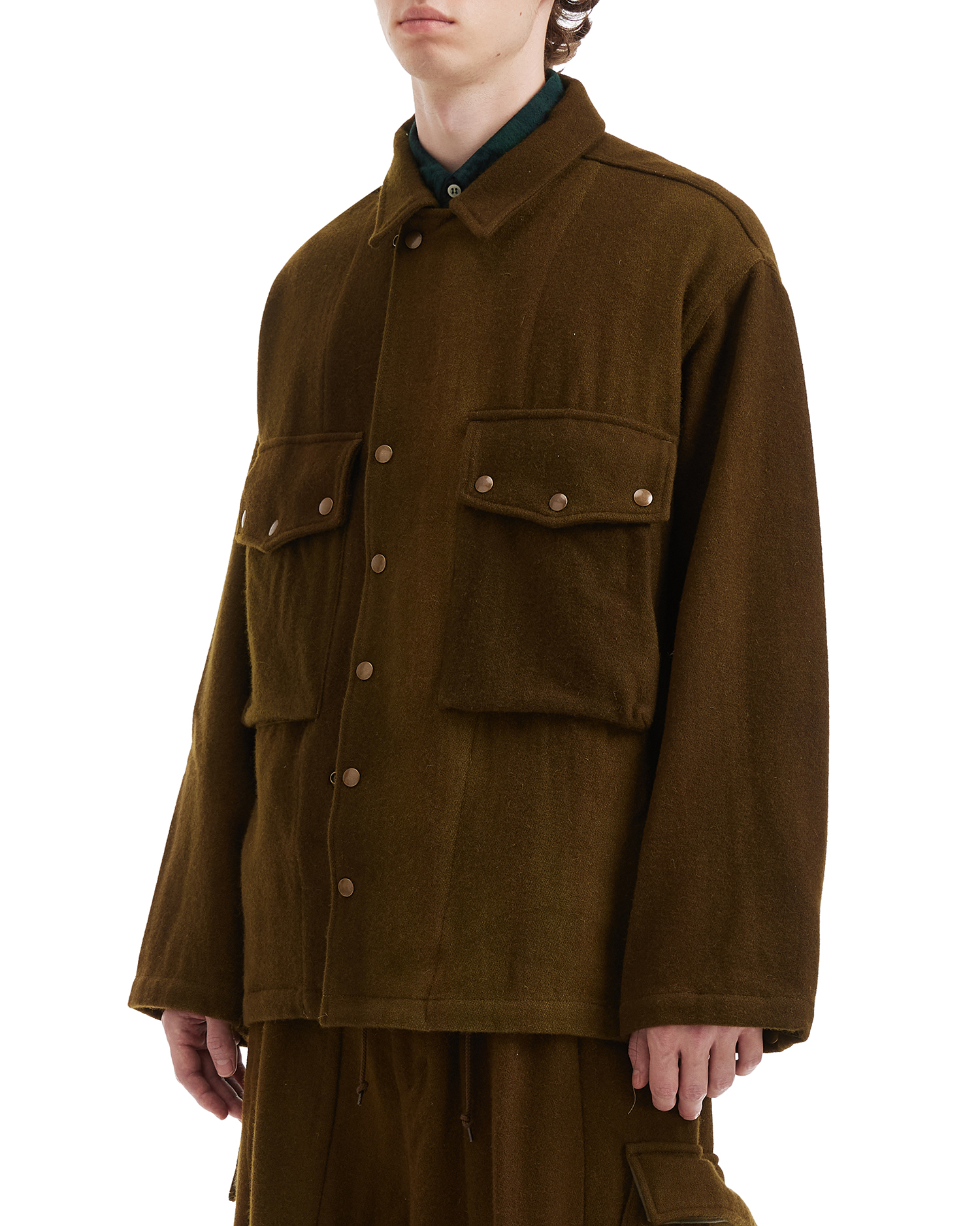 NEEDLES ボタンシャツジャケット