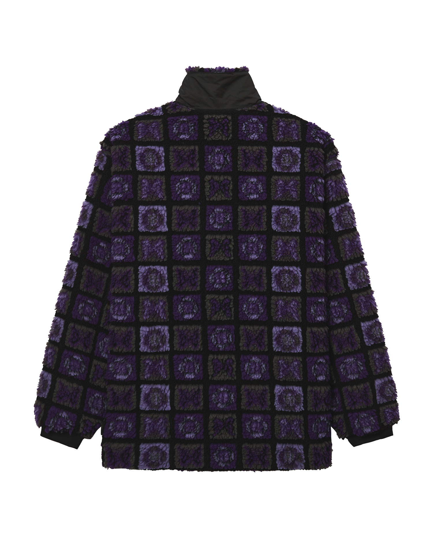 NEEDLES 柄フリース ジップアップジャケット