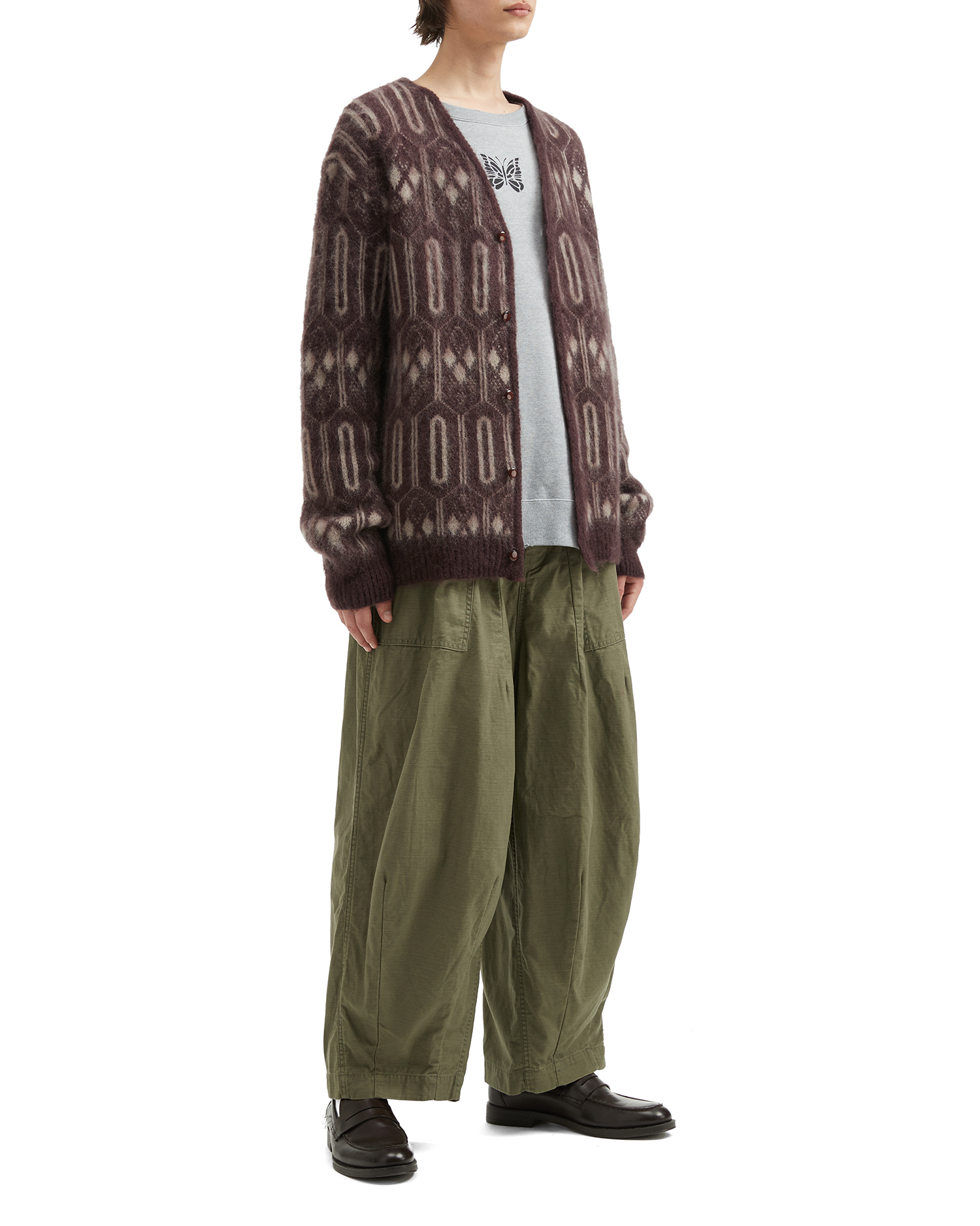 NEEDLES 柄カーディガン