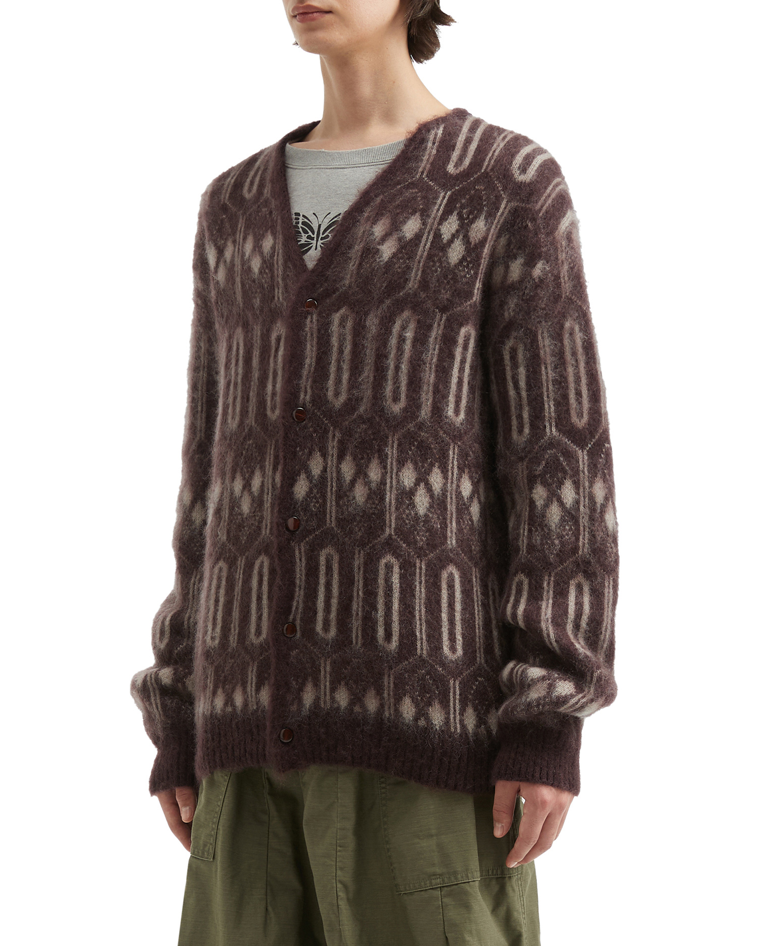 NEEDLES 柄カーディガン