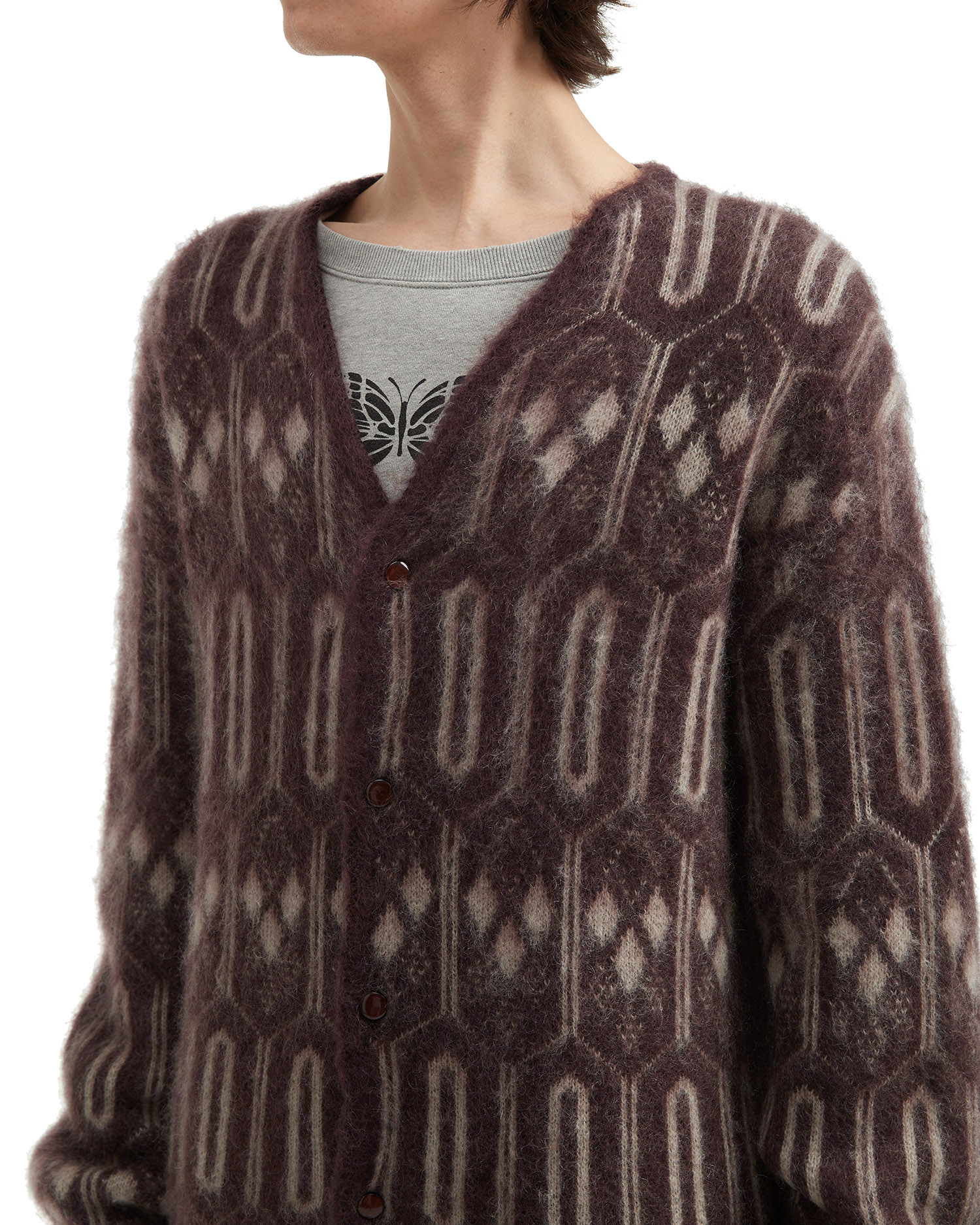 NEEDLES 柄カーディガン