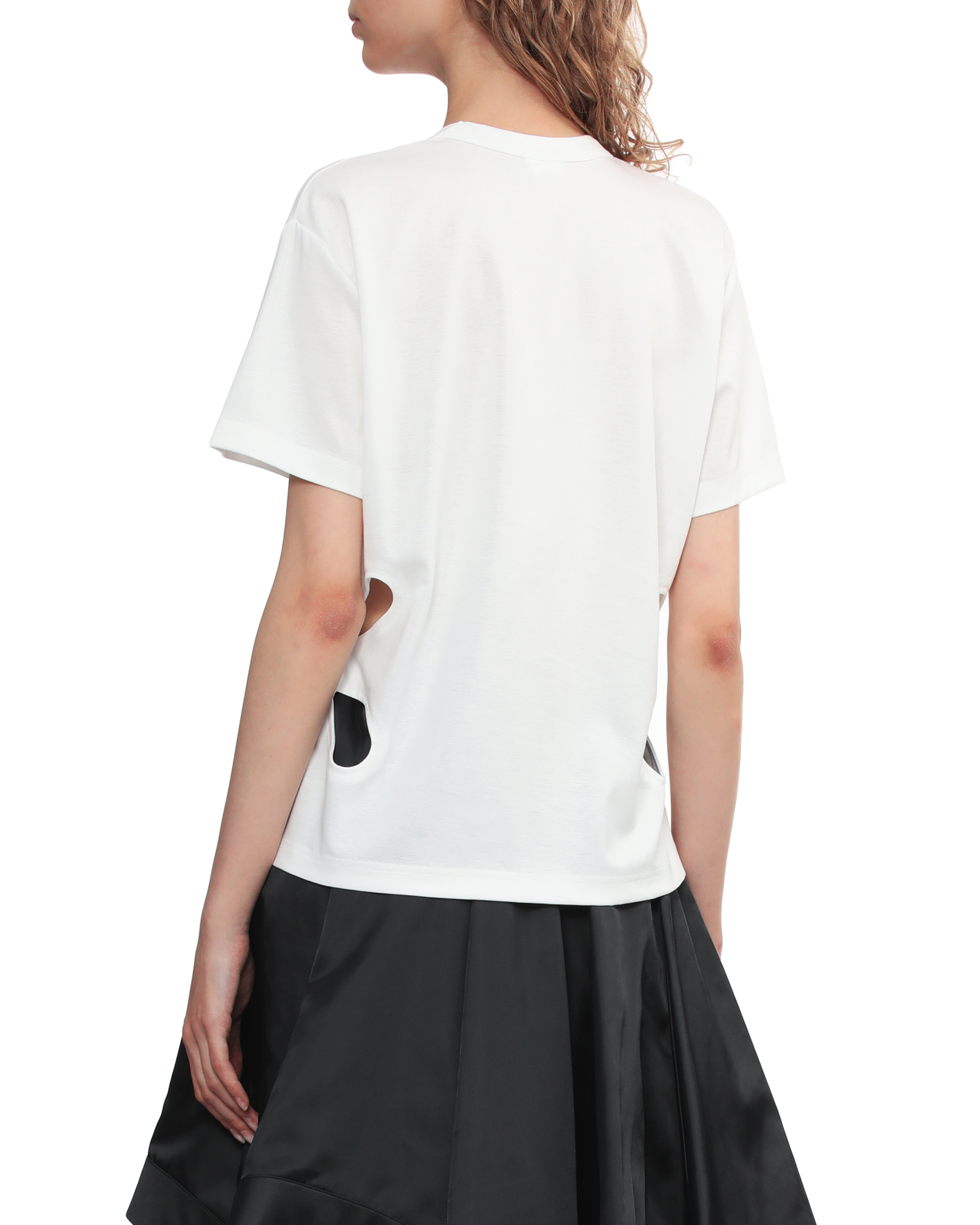 Camiseta recortada NOIR KEI NINOMIYA
