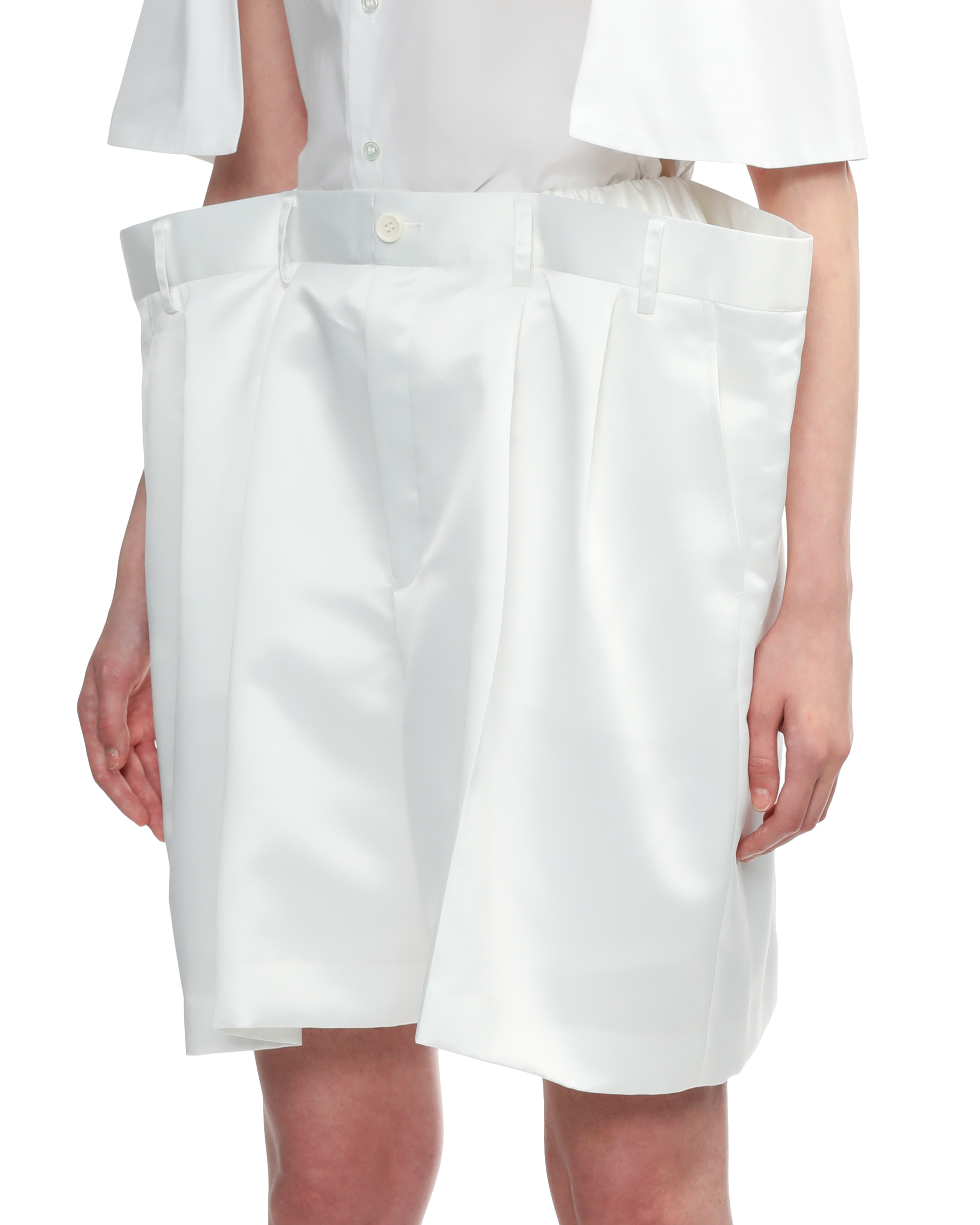 NOIR KEI NINOMIYA Pantalones cortos de raso