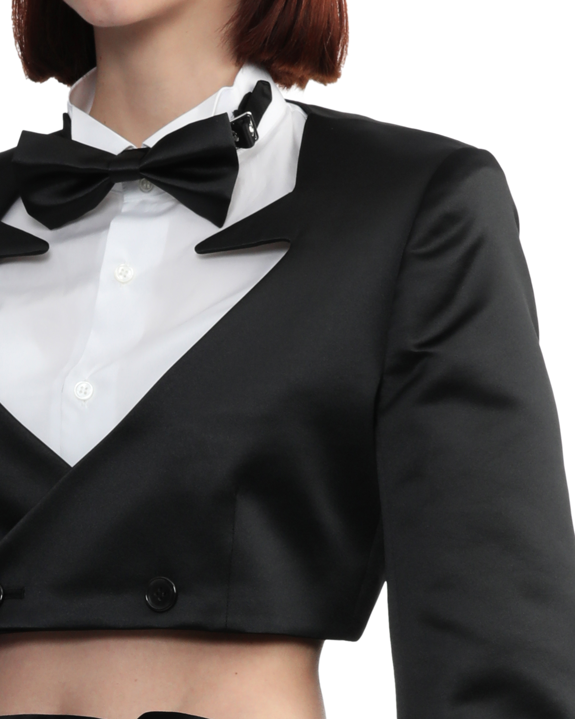 NOIR KEI NINOMIYA Chaqueta corta de manga ancha