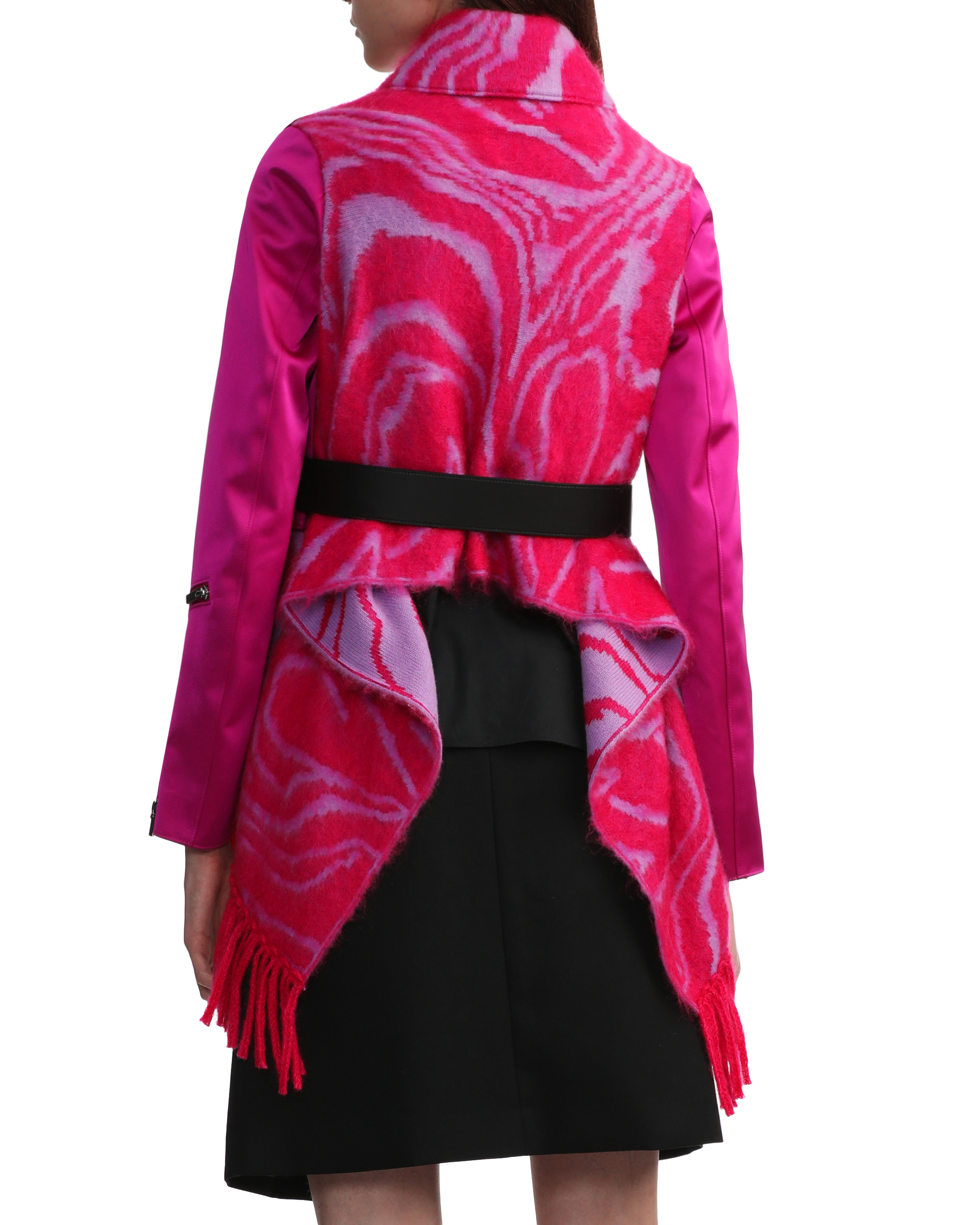 Chaqueta biker con bufanda NOIR KEI NINOMIYA