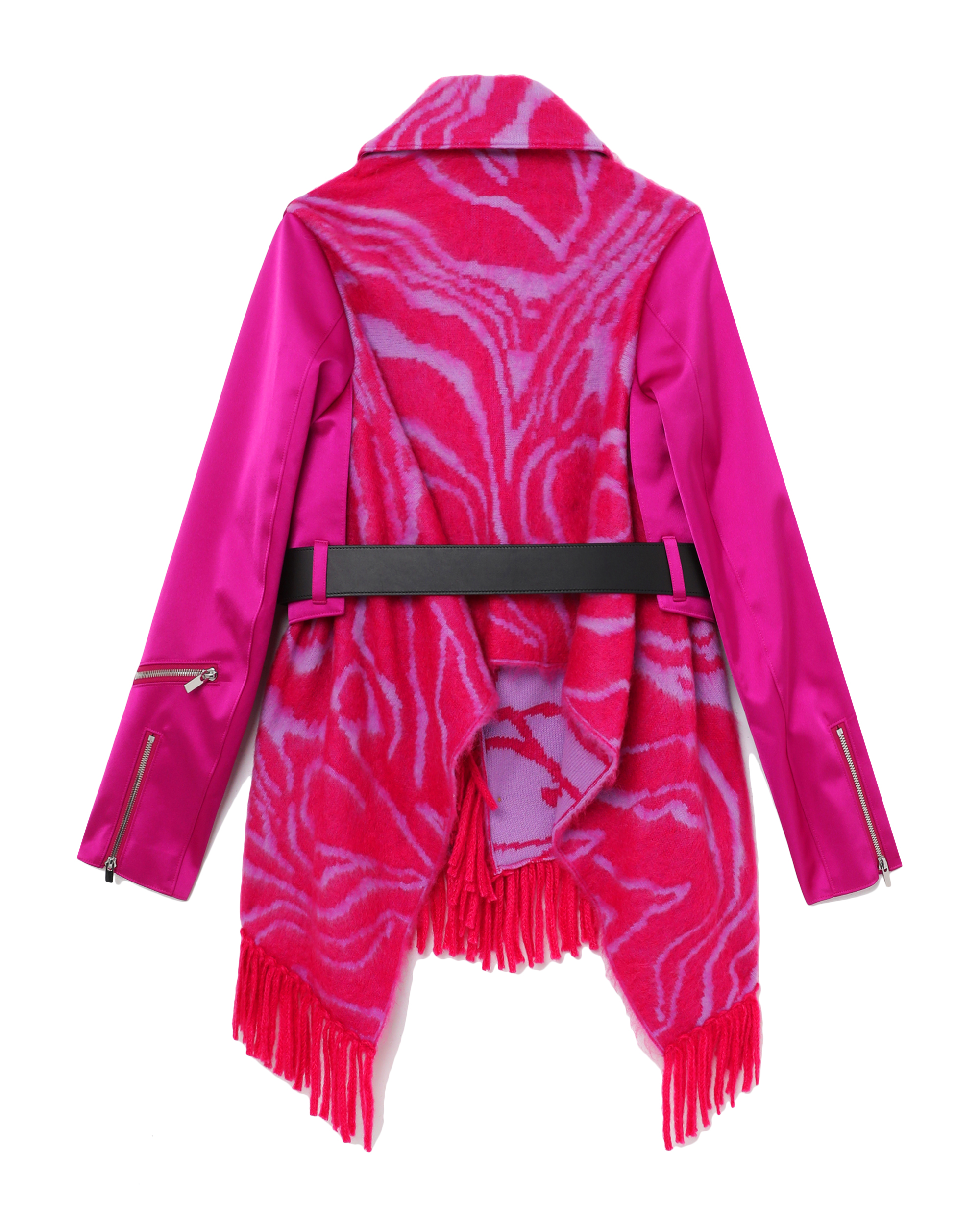 Chaqueta biker con bufanda NOIR KEI NINOMIYA