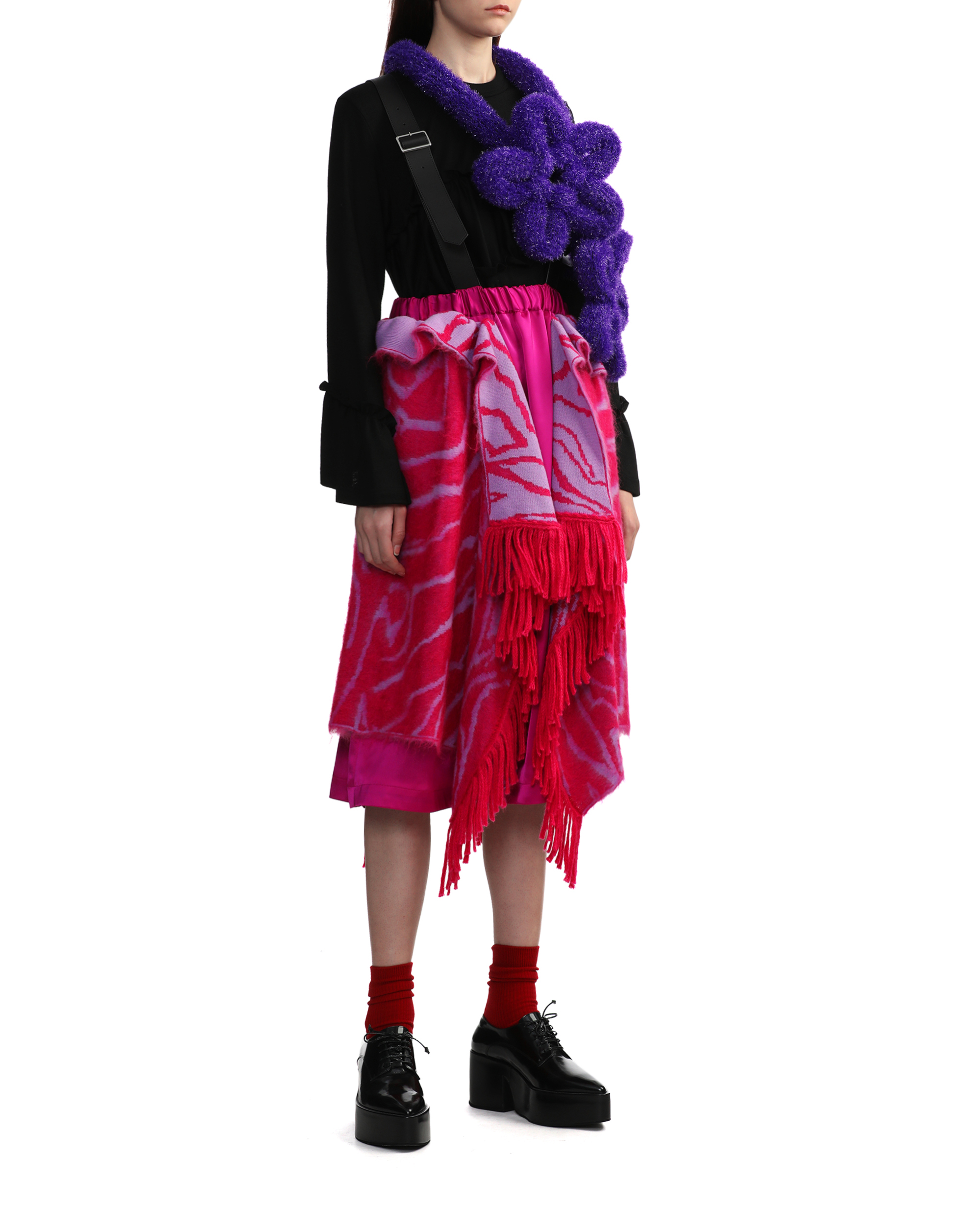 NOIR KEI NINOMIYA Falda con tirantes