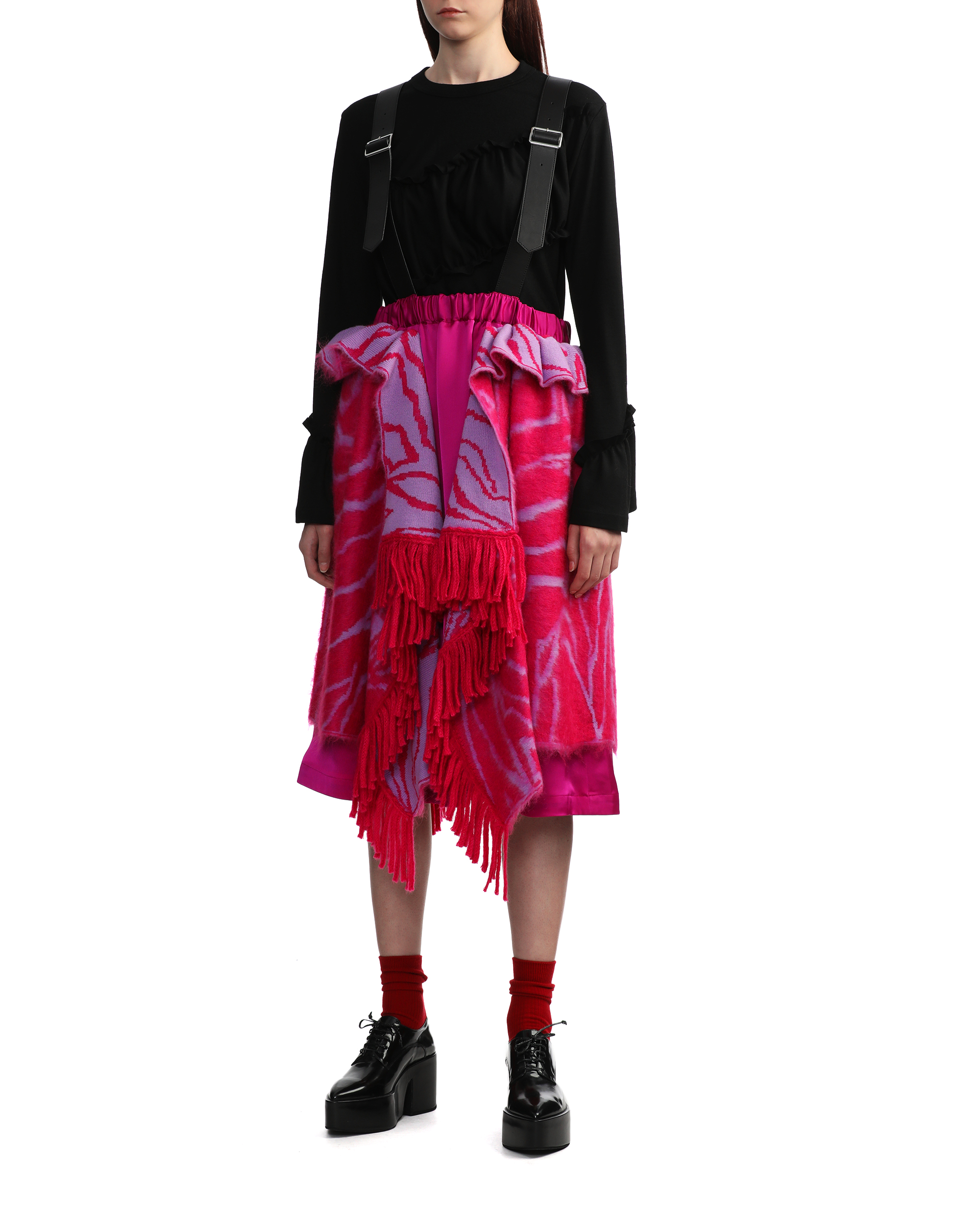 NOIR KEI NINOMIYA Falda con tirantes