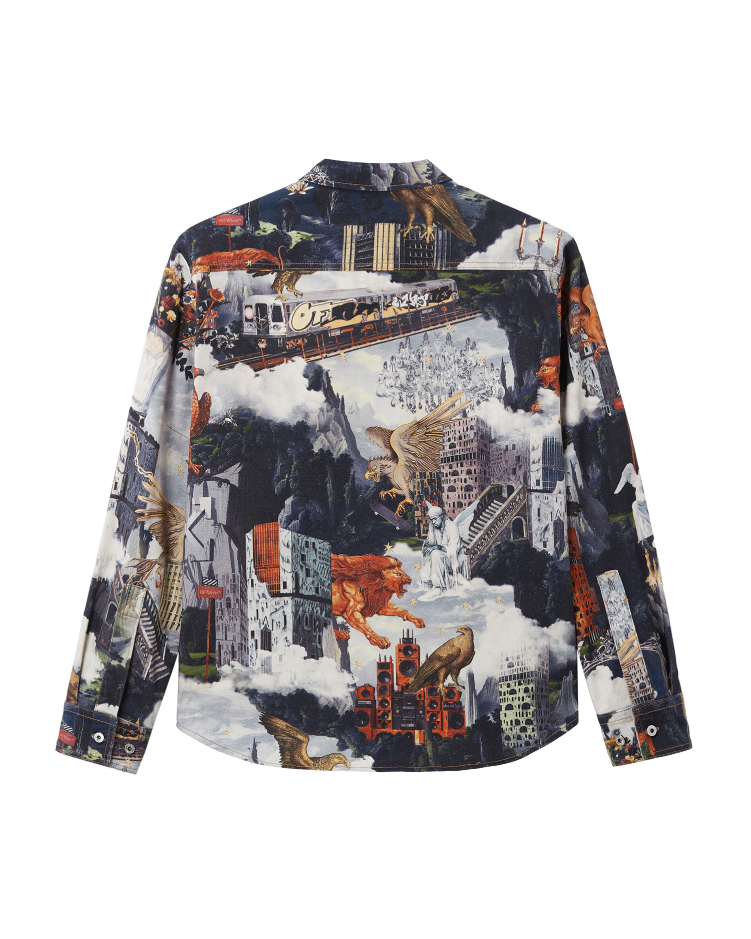 Camiseta militar de pintura mundial OFF-WHITE™