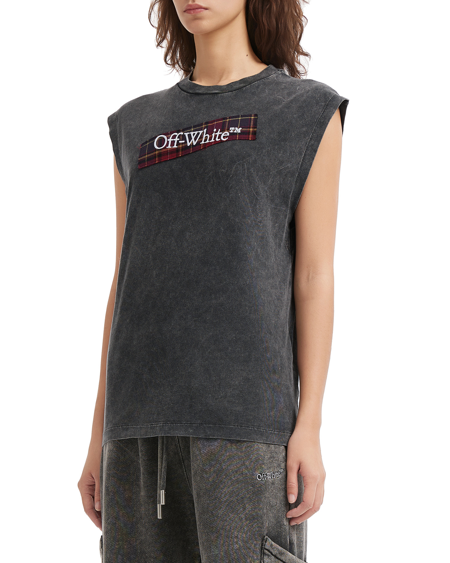 Camiseta sin mangas con el logotipo de OFF-WHITE™