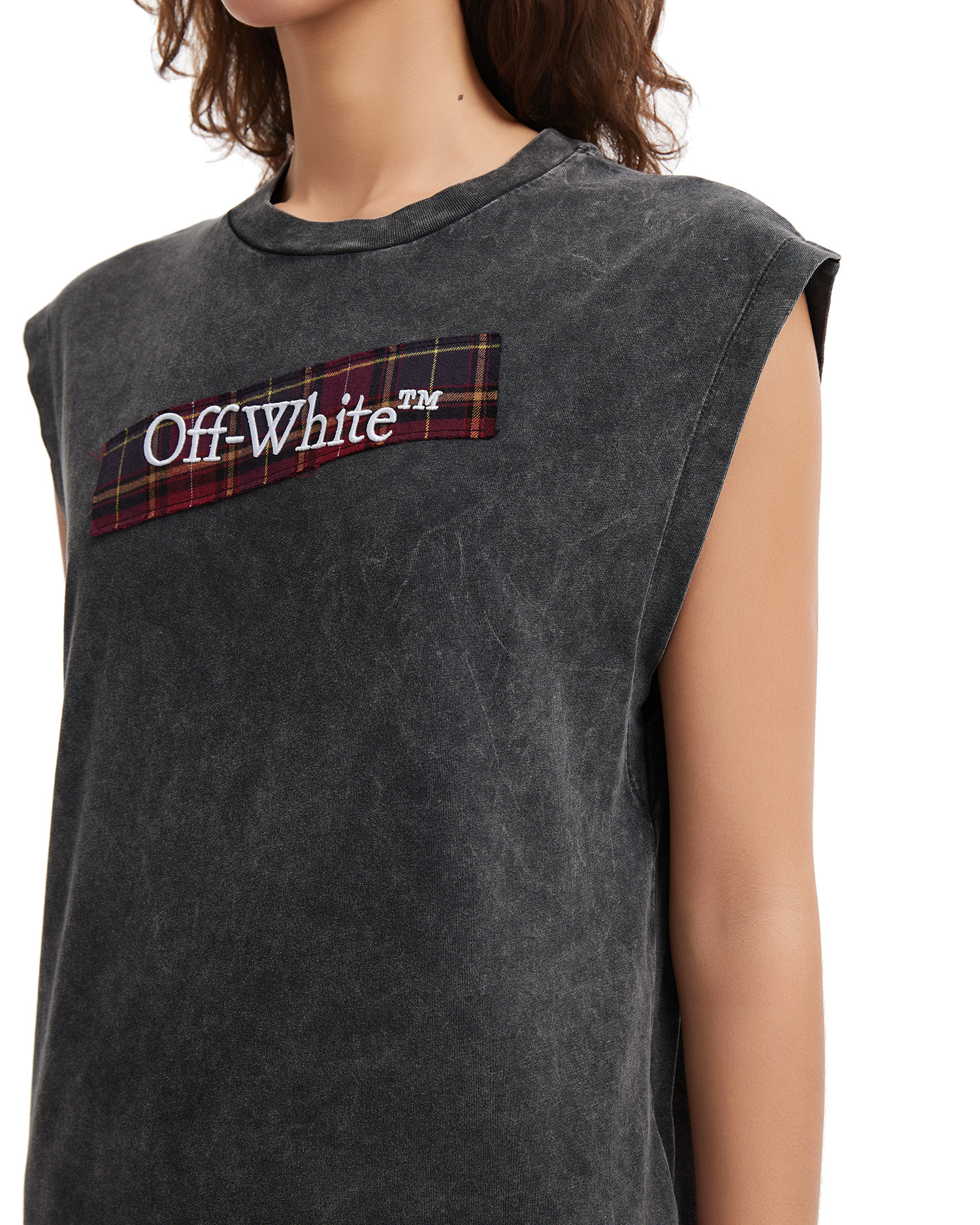 Camiseta sin mangas con el logotipo de OFF-WHITE™