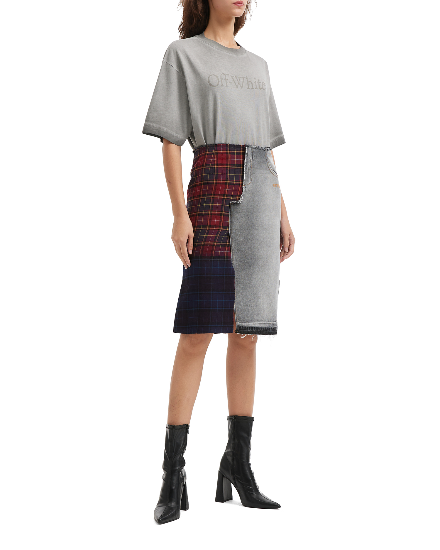 Falda de patchwork OFF-WHITE™