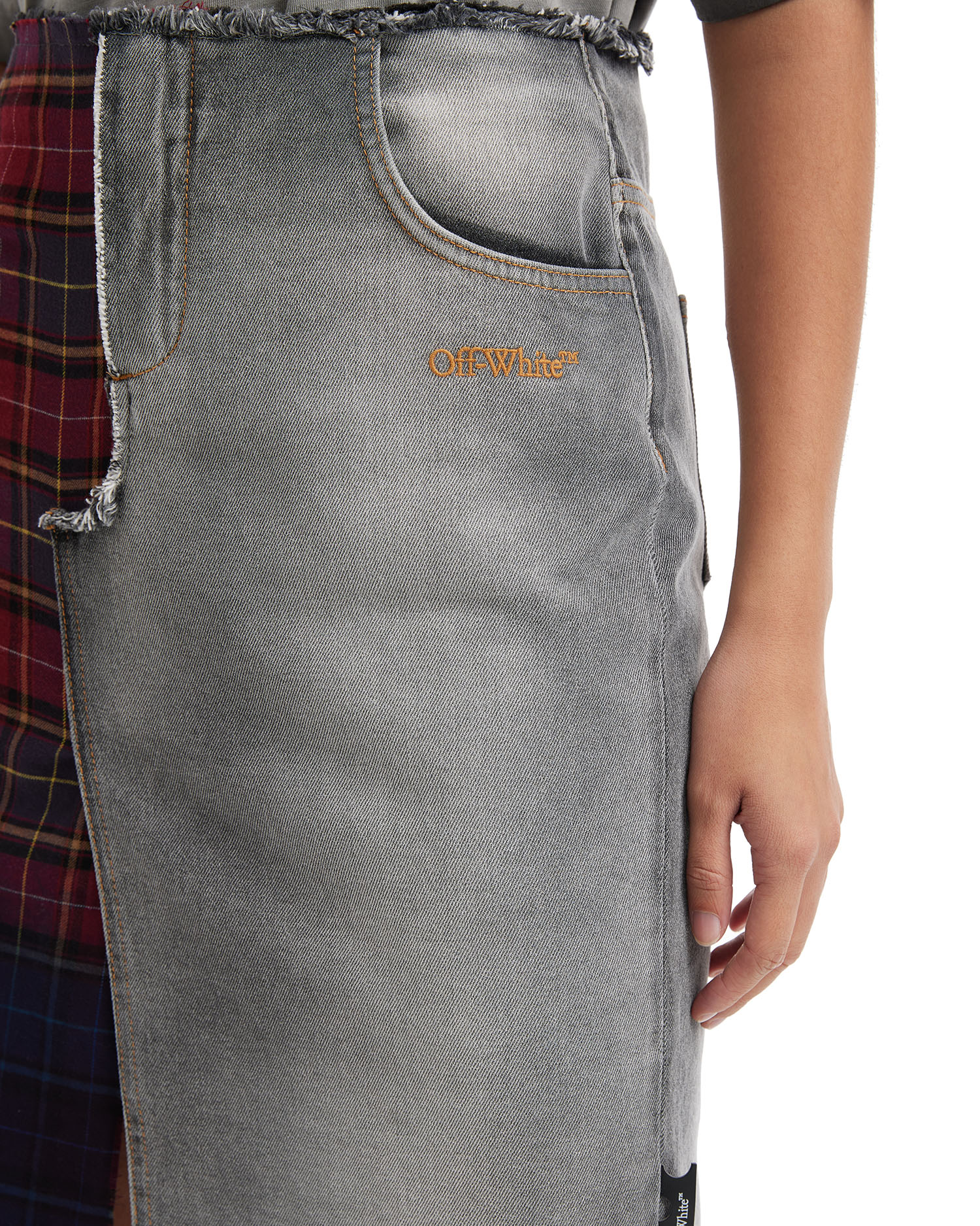 Falda de patchwork OFF-WHITE™