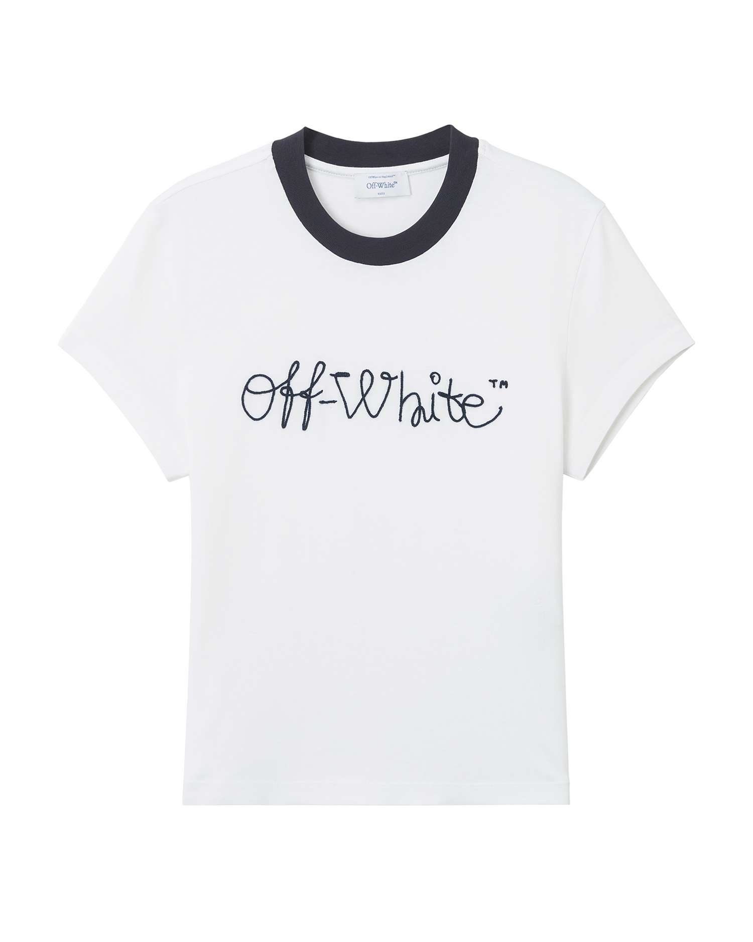Camiseta con logotipo bordado de OFF-WHITE™