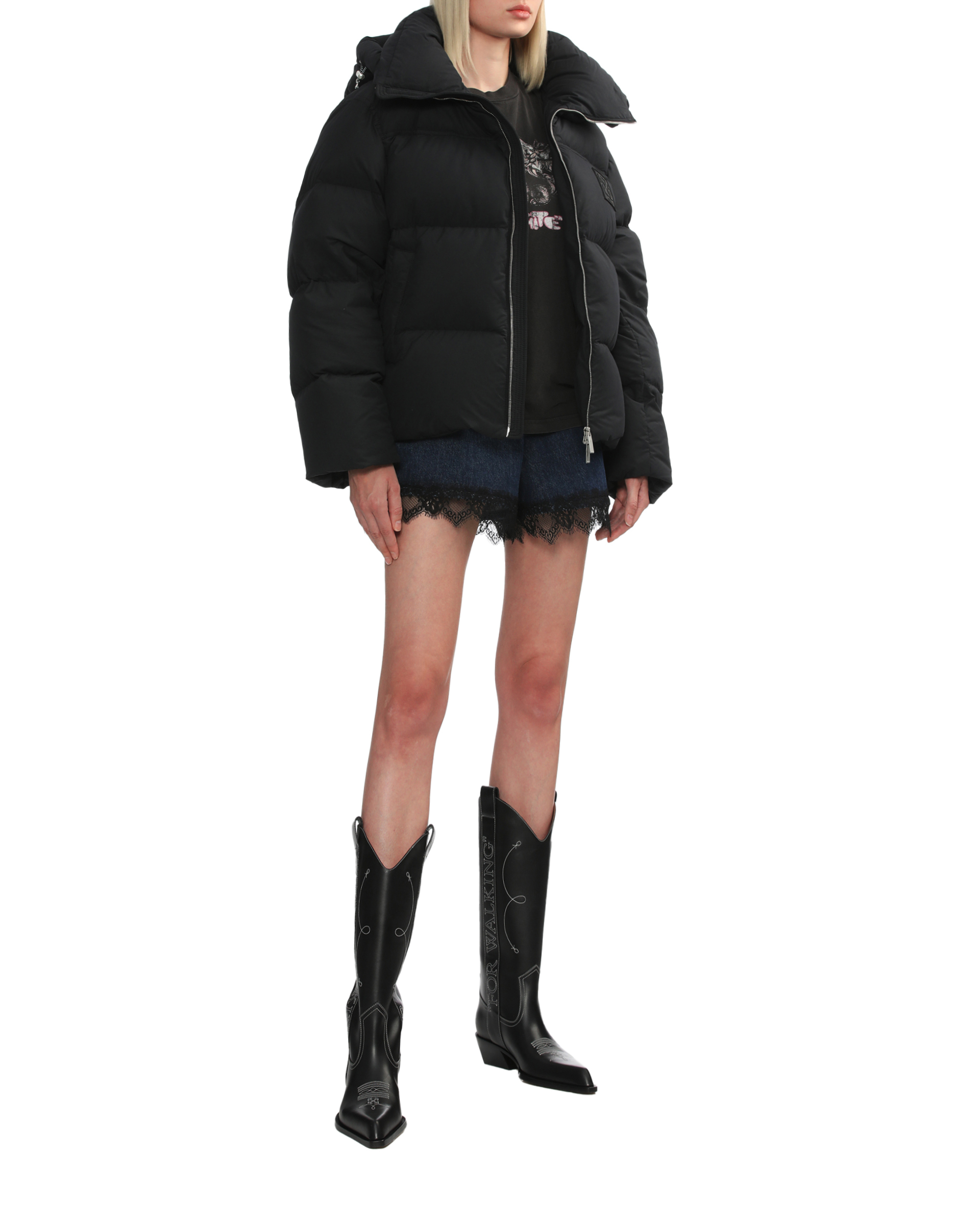 Shorts vaqueros de encaje de los años 20 OFF-WHITE™