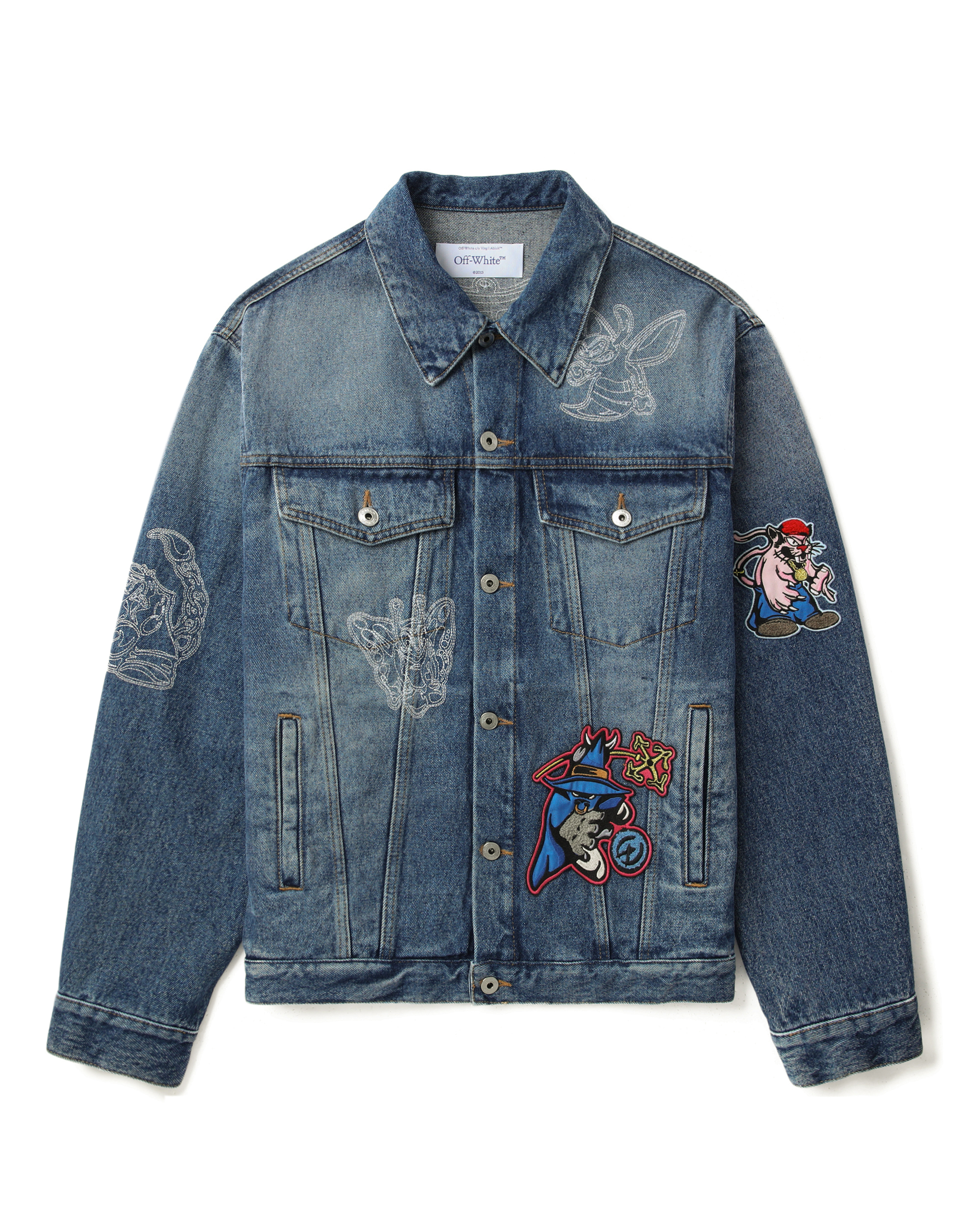 Vaqueros rectos OFF-WHITE™ Character Diag