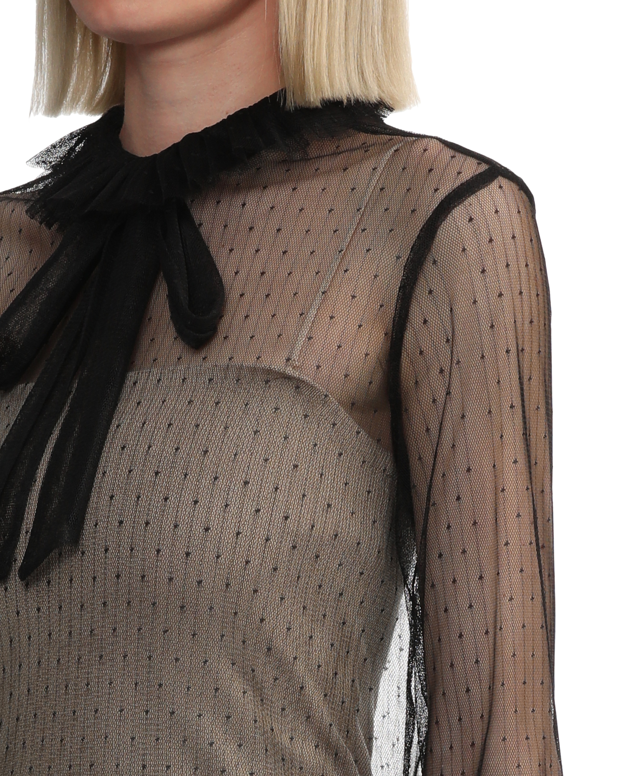 PHILOSOPHY DI LORENZO SERAFINI Top de tul transparente