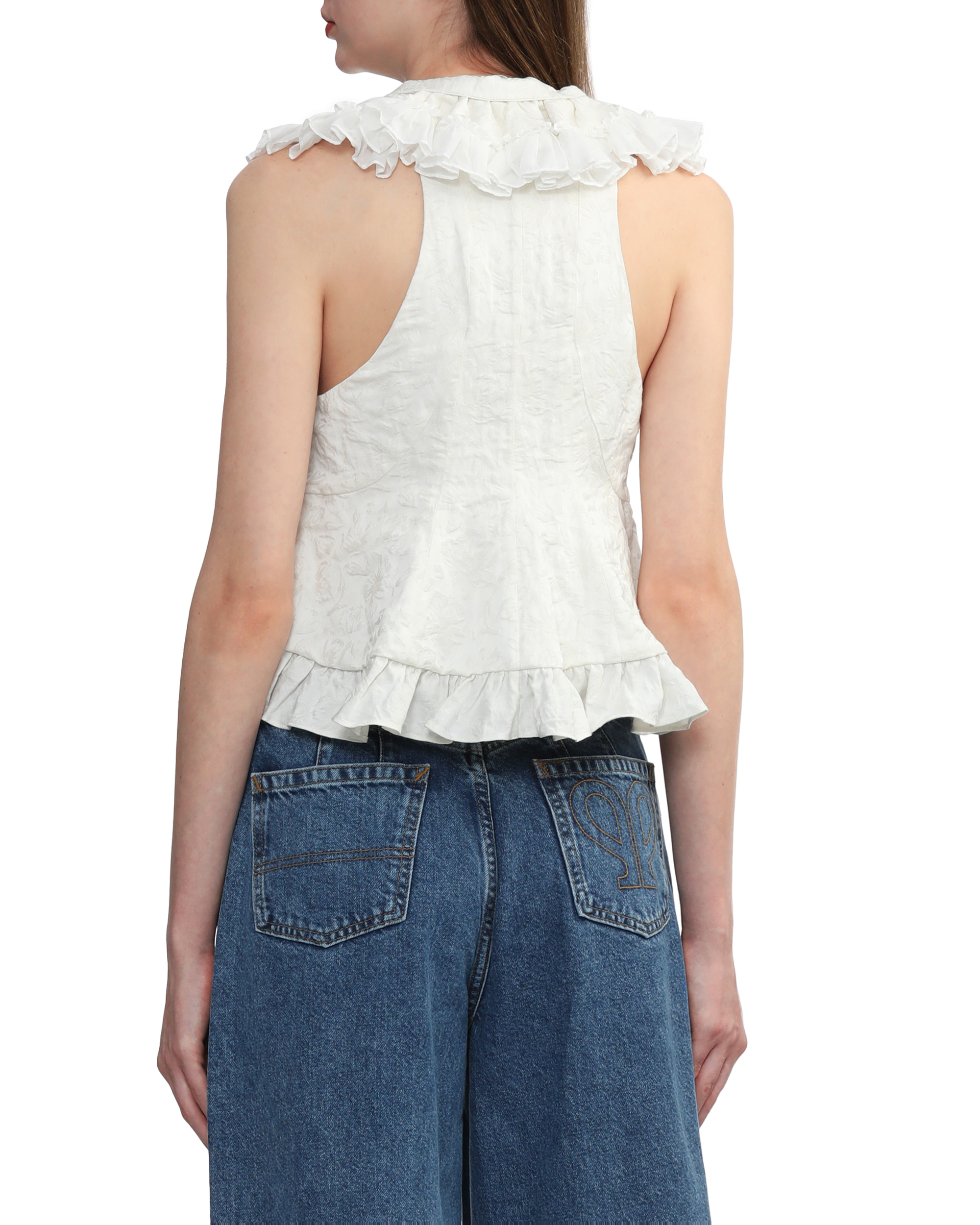 PHILOSOPHY DI LORENZO SERAFINI Chaleco corto de jacquard