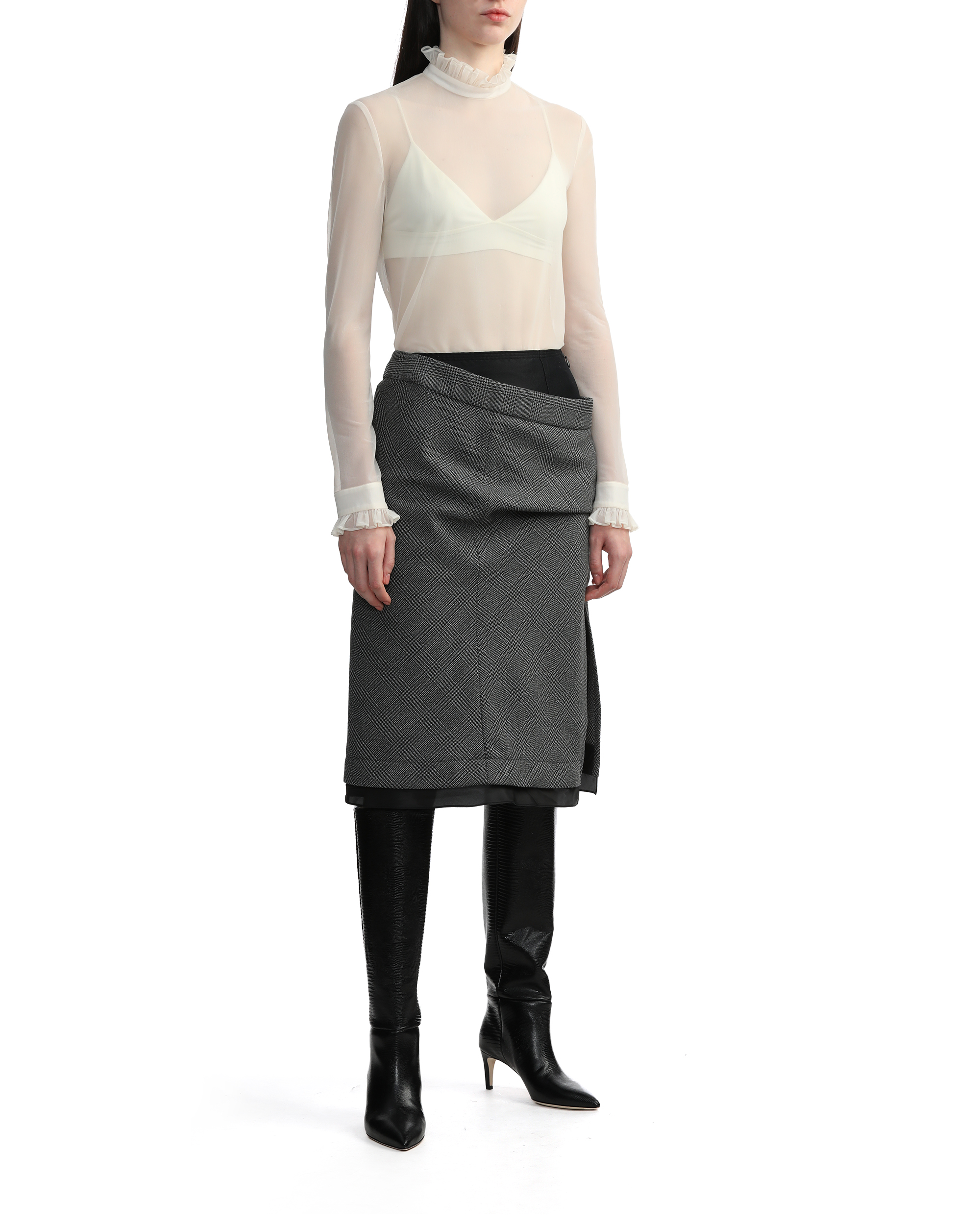 PHILOSOPHY DI LORENZO SERAFINI Blusa de gasa técnica