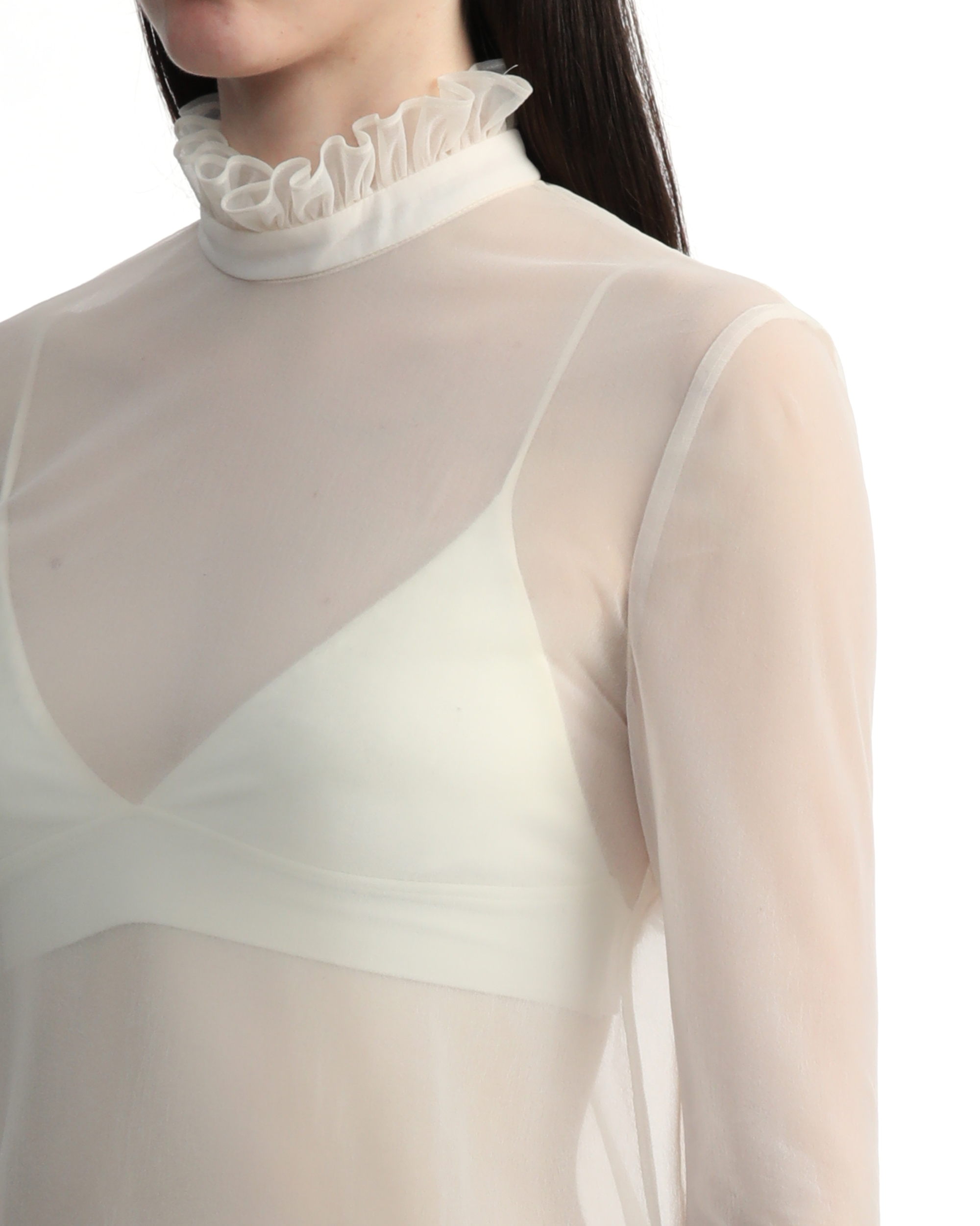 PHILOSOPHY DI LORENZO SERAFINI Blusa de gasa técnica