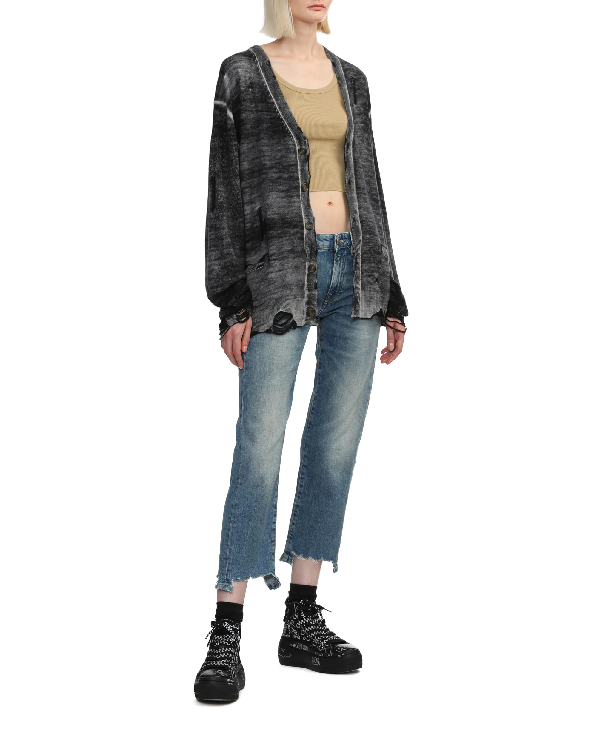 Zapatillas altas Kurt con doble ojal R13