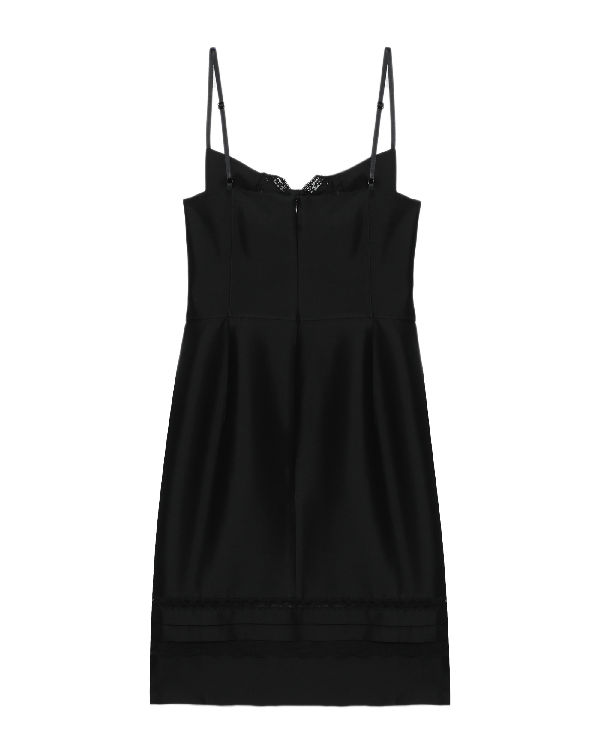 SHUSHU/TONG Vestido con lazo y corpiño doble