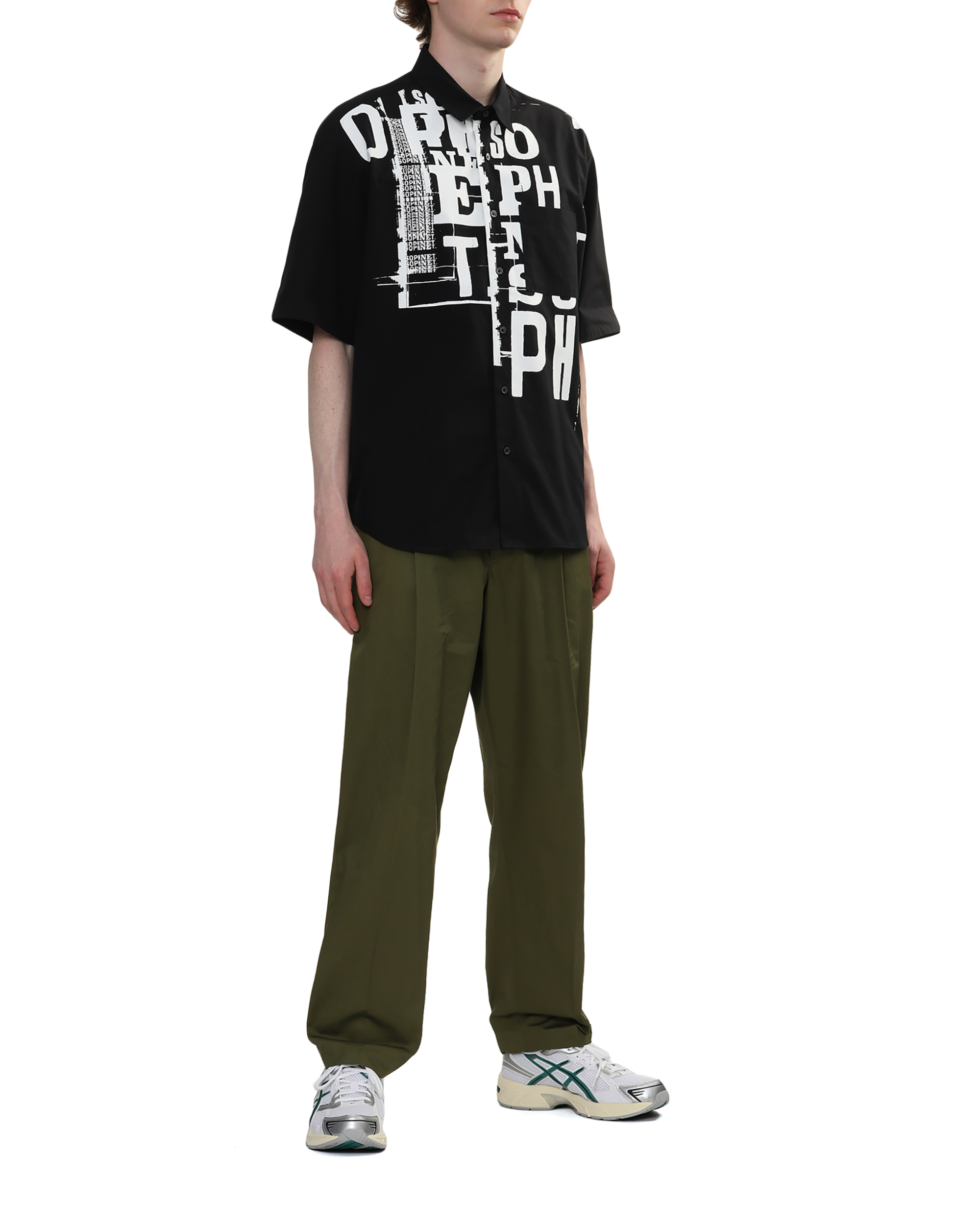 SOPHNET. X Simon Taylor Camisa de manga corta Broken Beauty