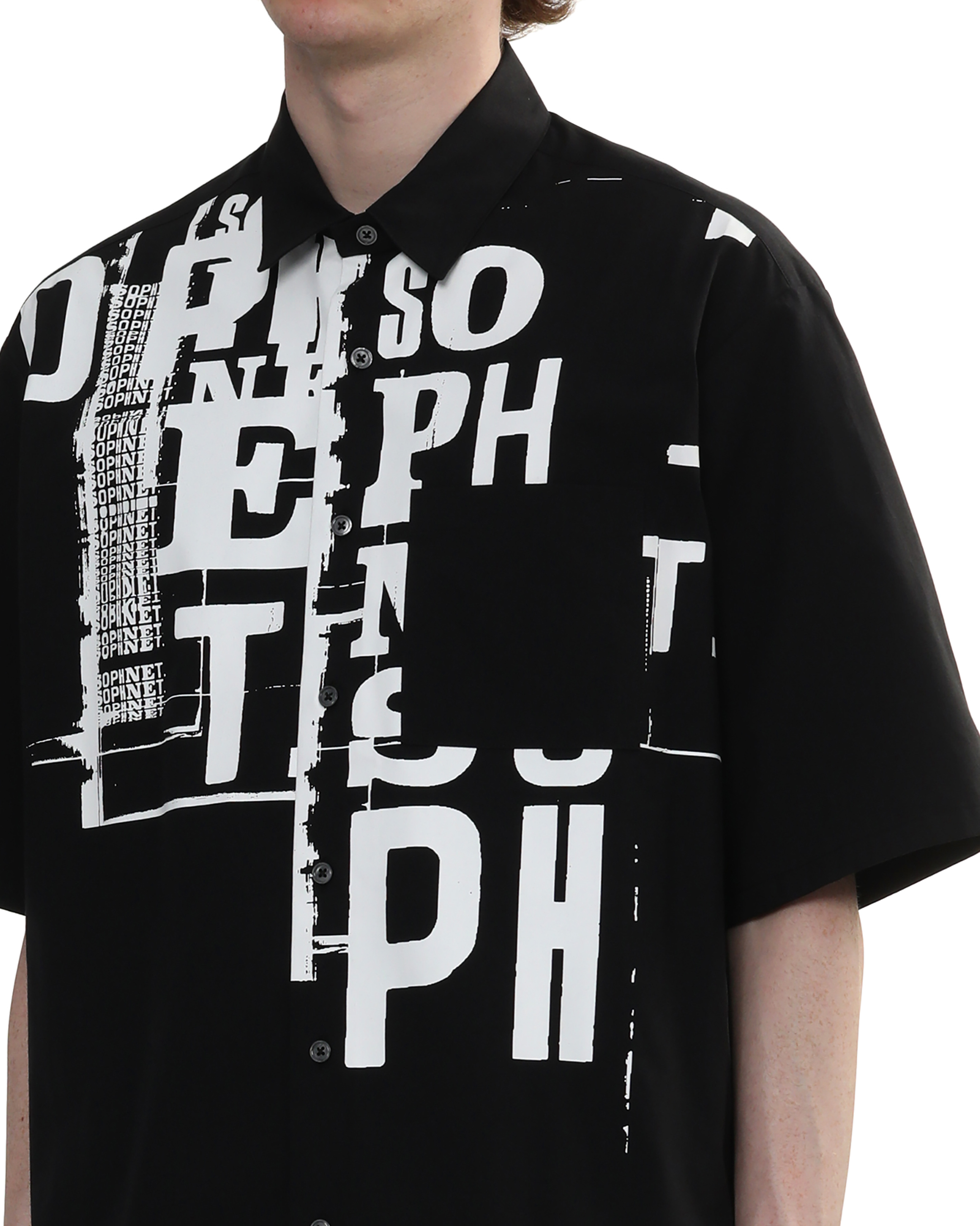 SOPHNET. X Simon Taylor Camisa de manga corta Broken Beauty