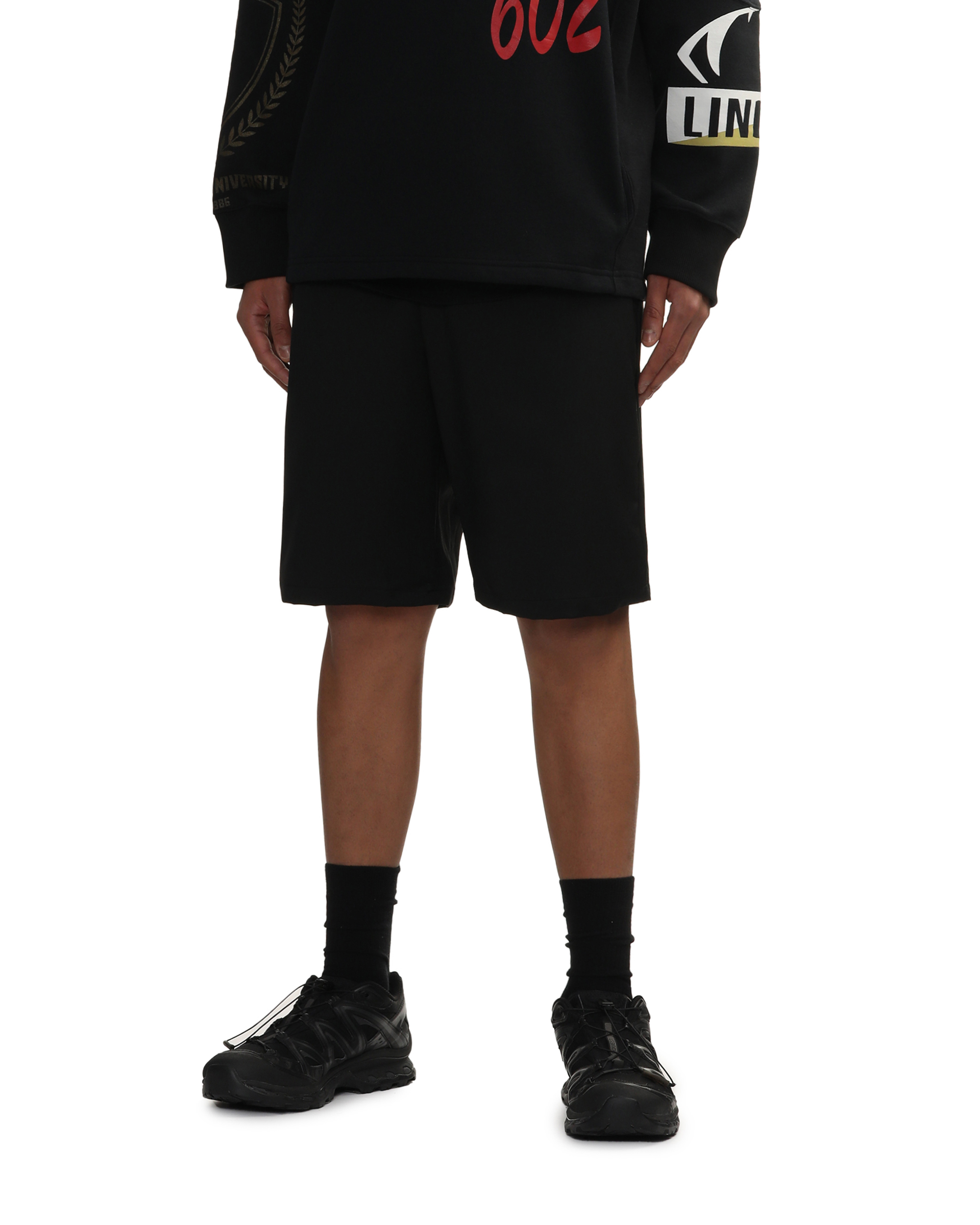 SOPHNET. Pantalones cortos con cintura elástica