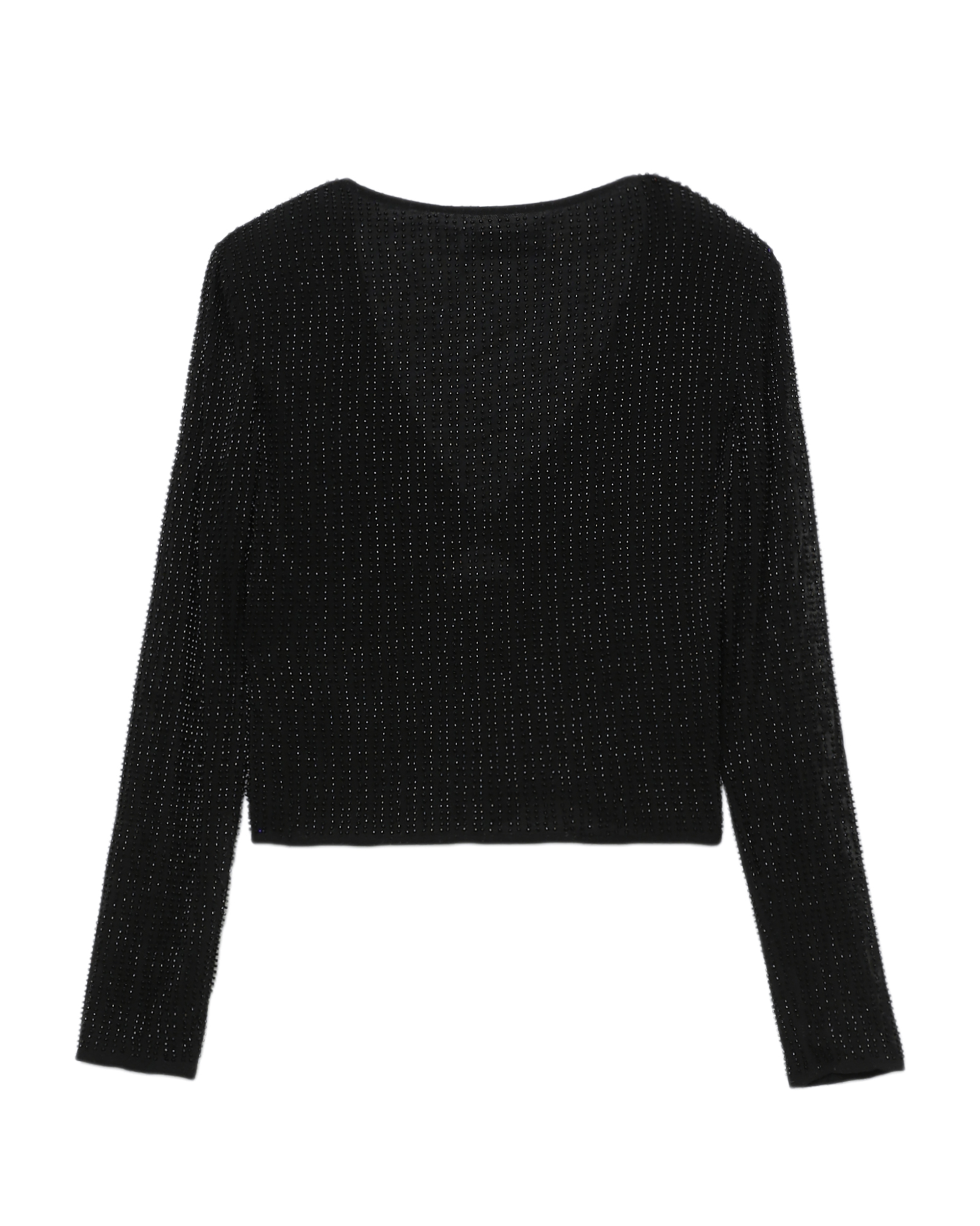 AUTORRETRATO Top de malla con cuentas