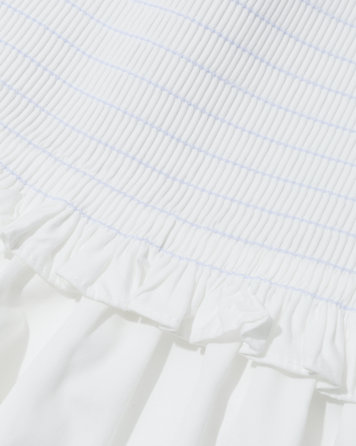 AUTORRETRATO Vestido fruncido de algodón para niños